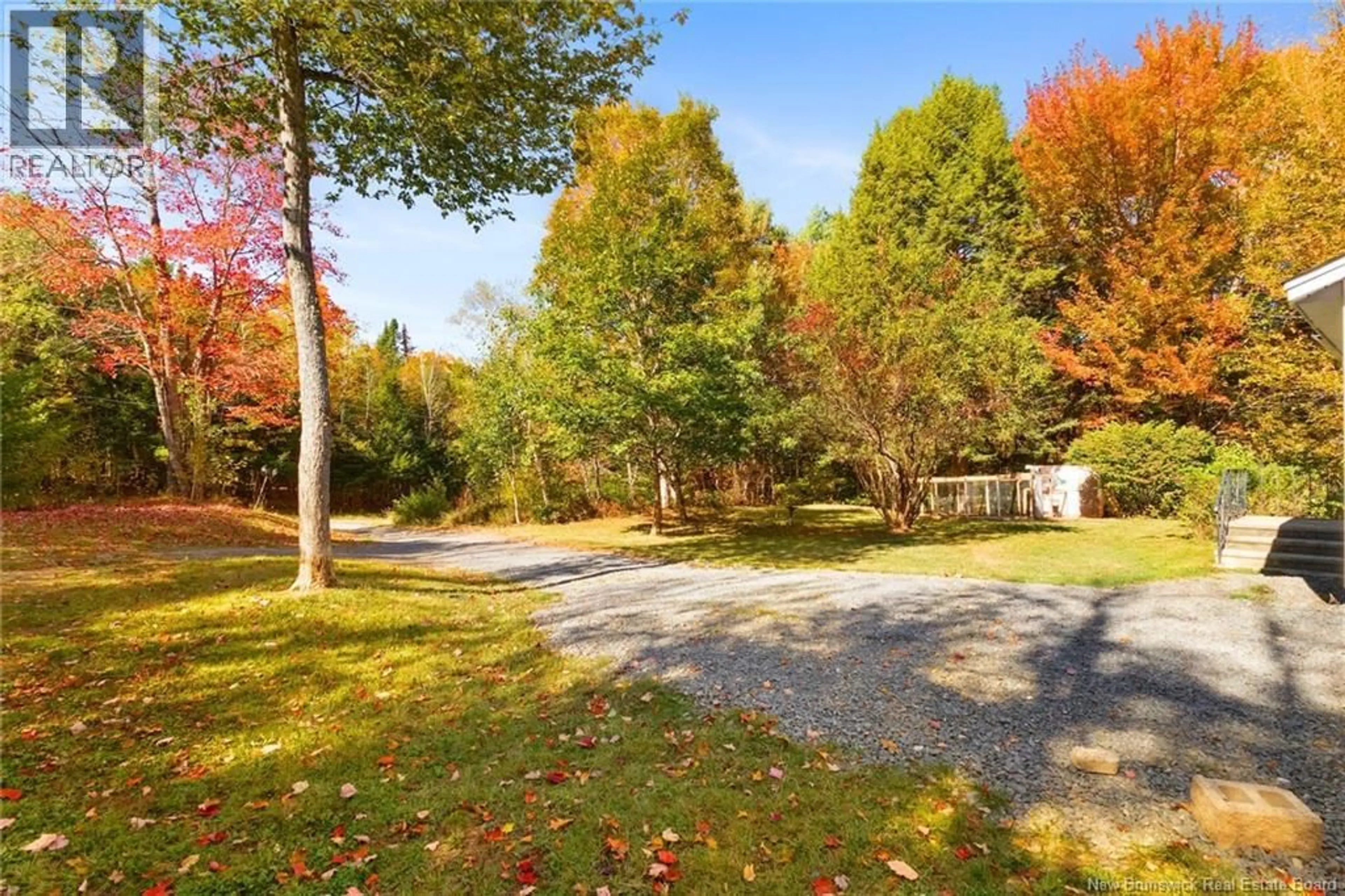 Patio, forest/trees view for 444 ROUTE 628, Penniac New Brunswick E3A6X6