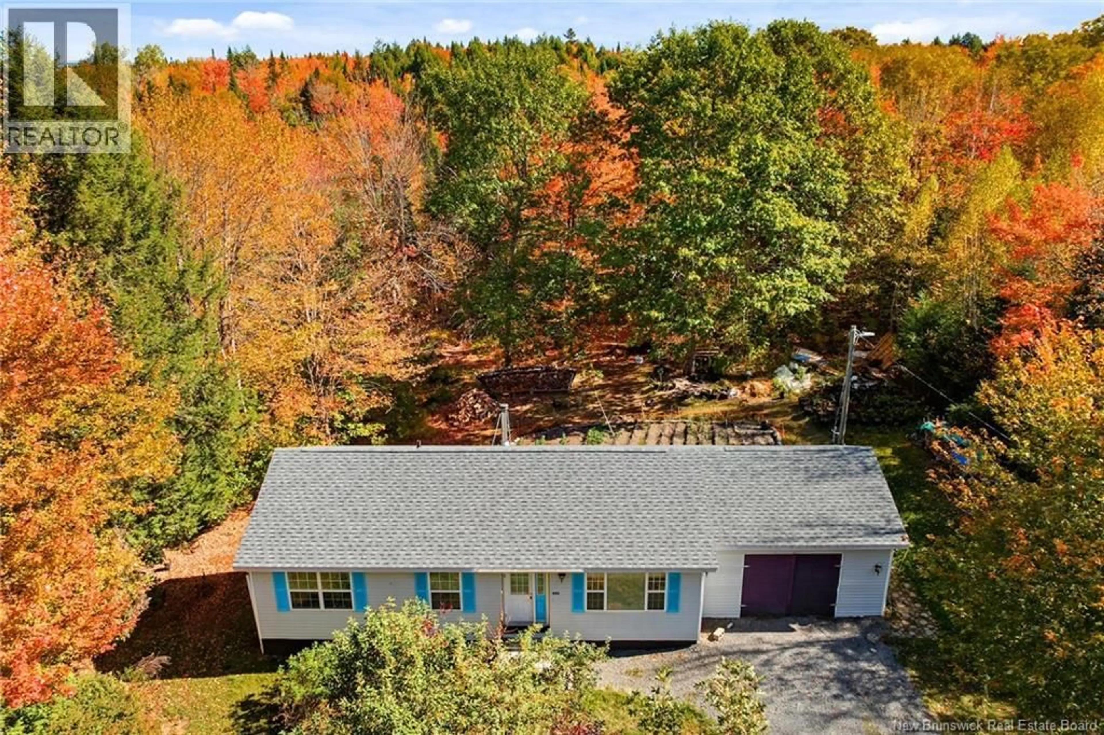 A pic from outside/outdoor area/front of a property/back of a property/a pic from drone, unknown for 444 ROUTE 628, Penniac New Brunswick E3A6X6