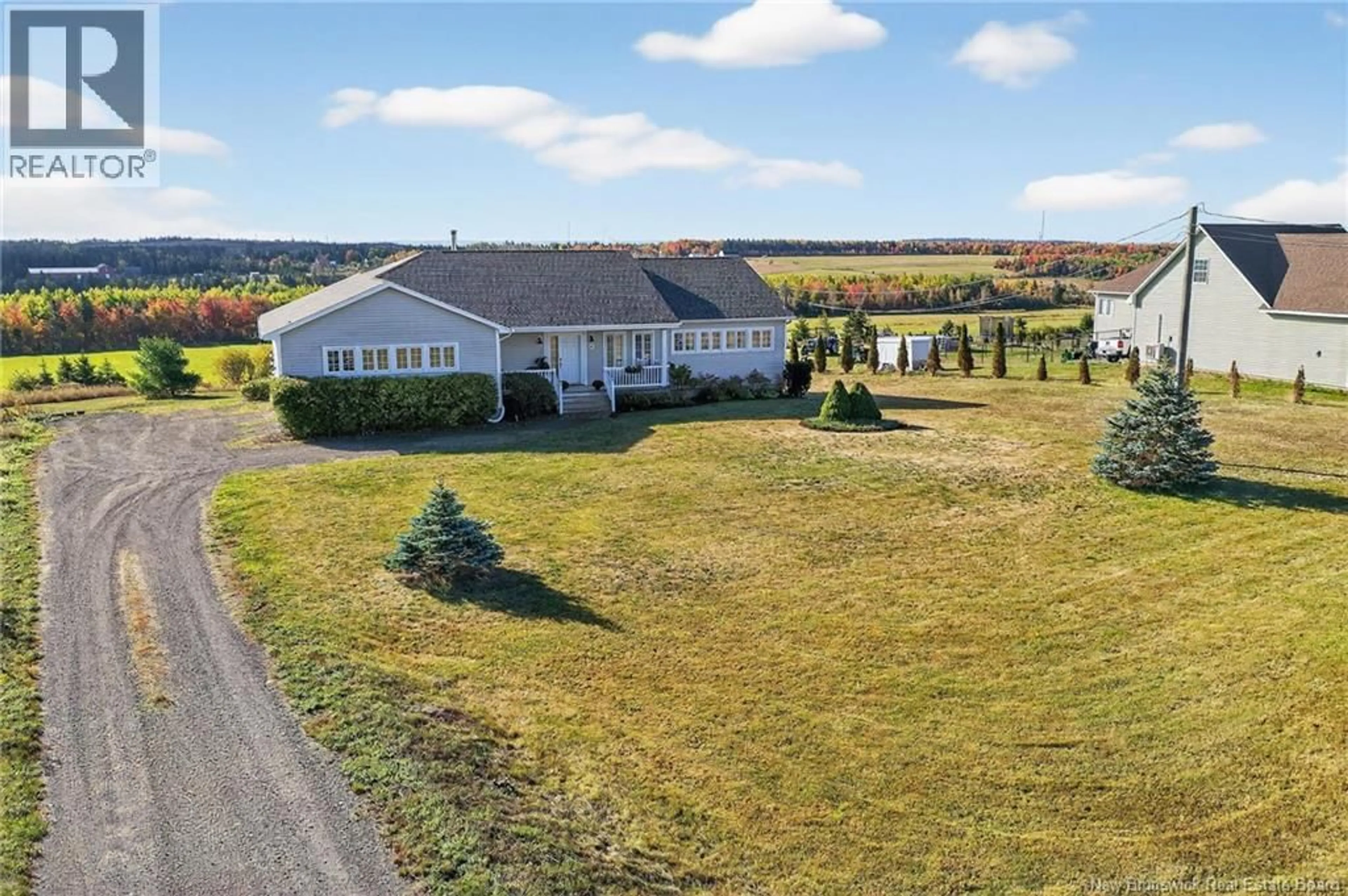 A pic from outside/outdoor area/front of a property/back of a property/a pic from drone, unknown for 491 INDIAN MOUNTAIN ROAD, Moncton New Brunswick E1G3C4