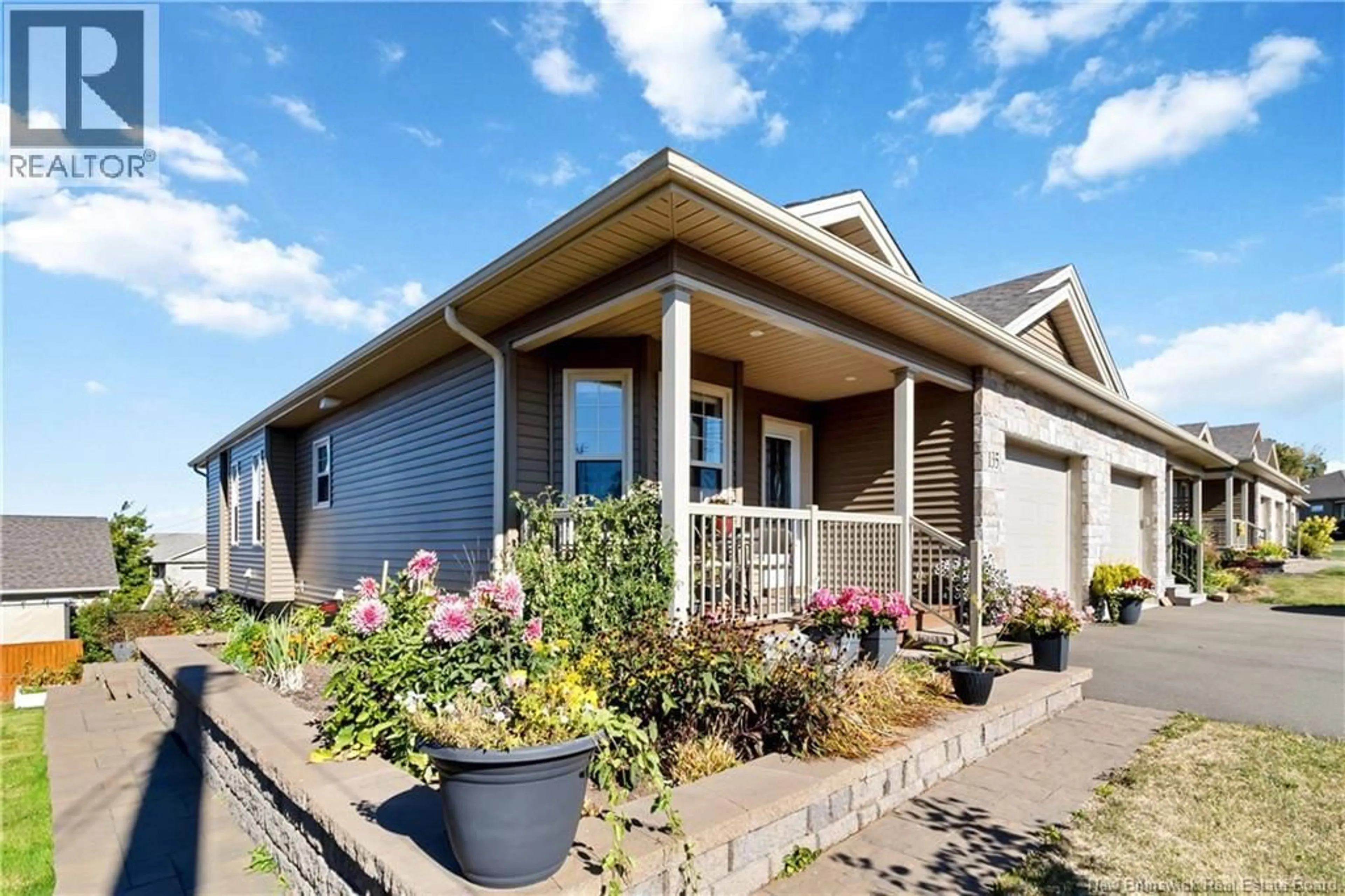 Home with vinyl exterior material, street for 135 NORTHUMBERLAND DRIVE, Moncton New Brunswick E1A9K1