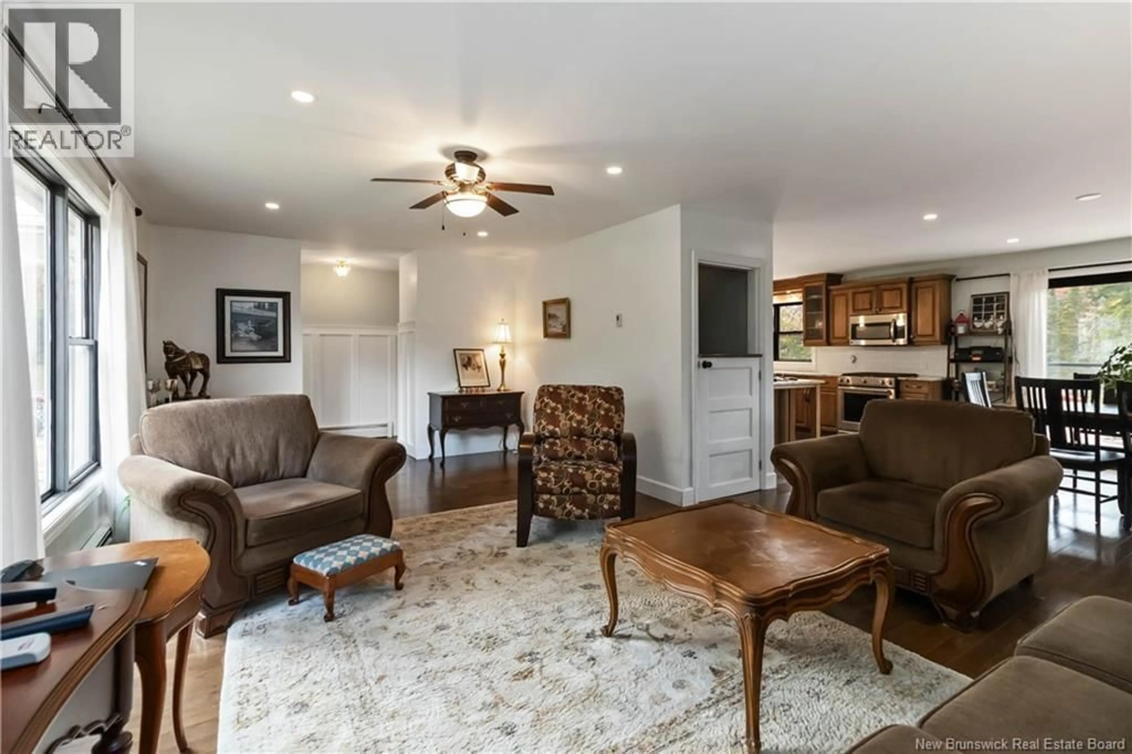 Living room with furniture, unknown for 3182 PARKINDALE ROAD, Elgin New Brunswick E4Z2S1