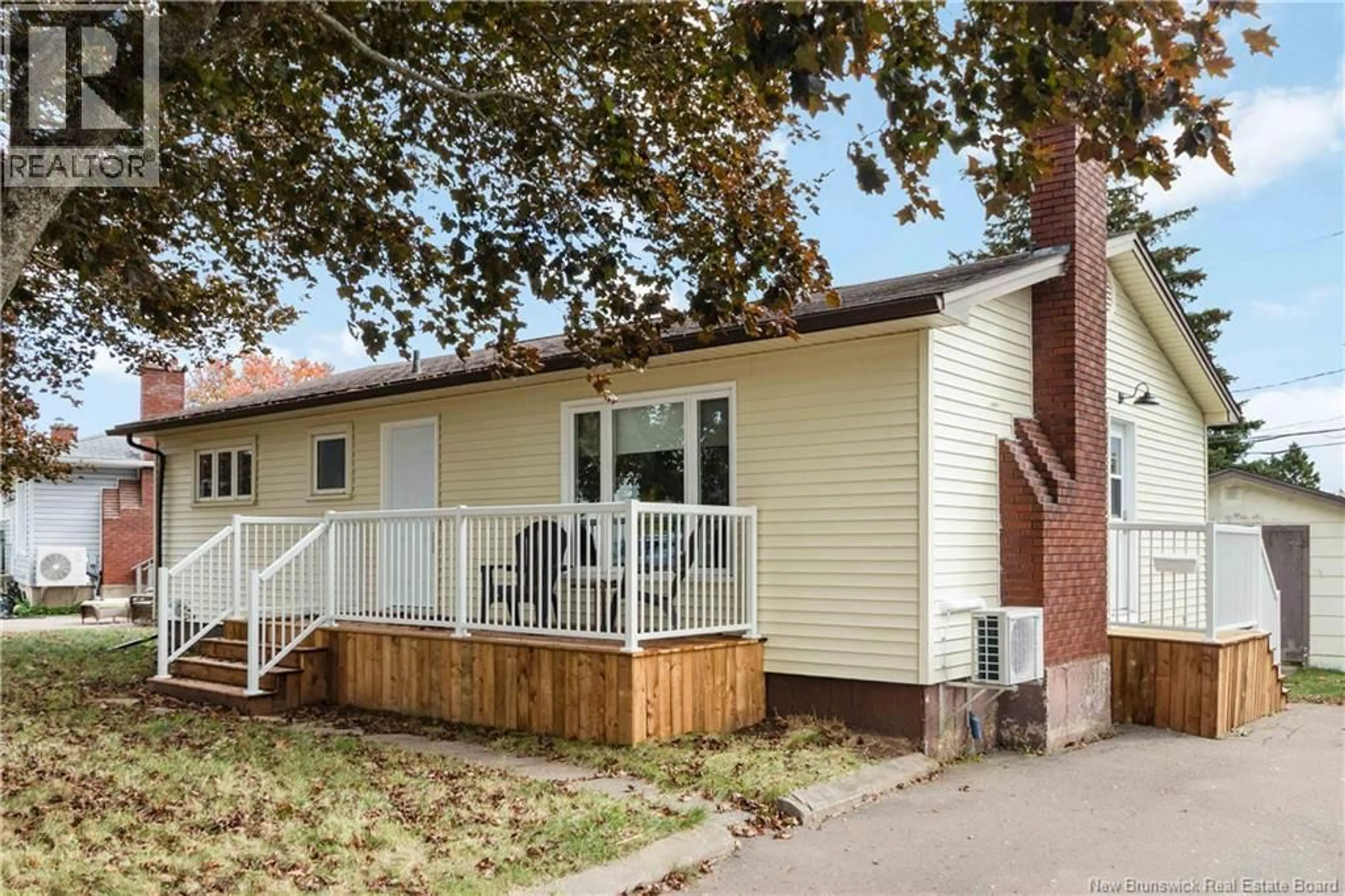 Home with vinyl exterior material, street for 22 WYNWOOD DRIVE, Moncton New Brunswick E1A2M3