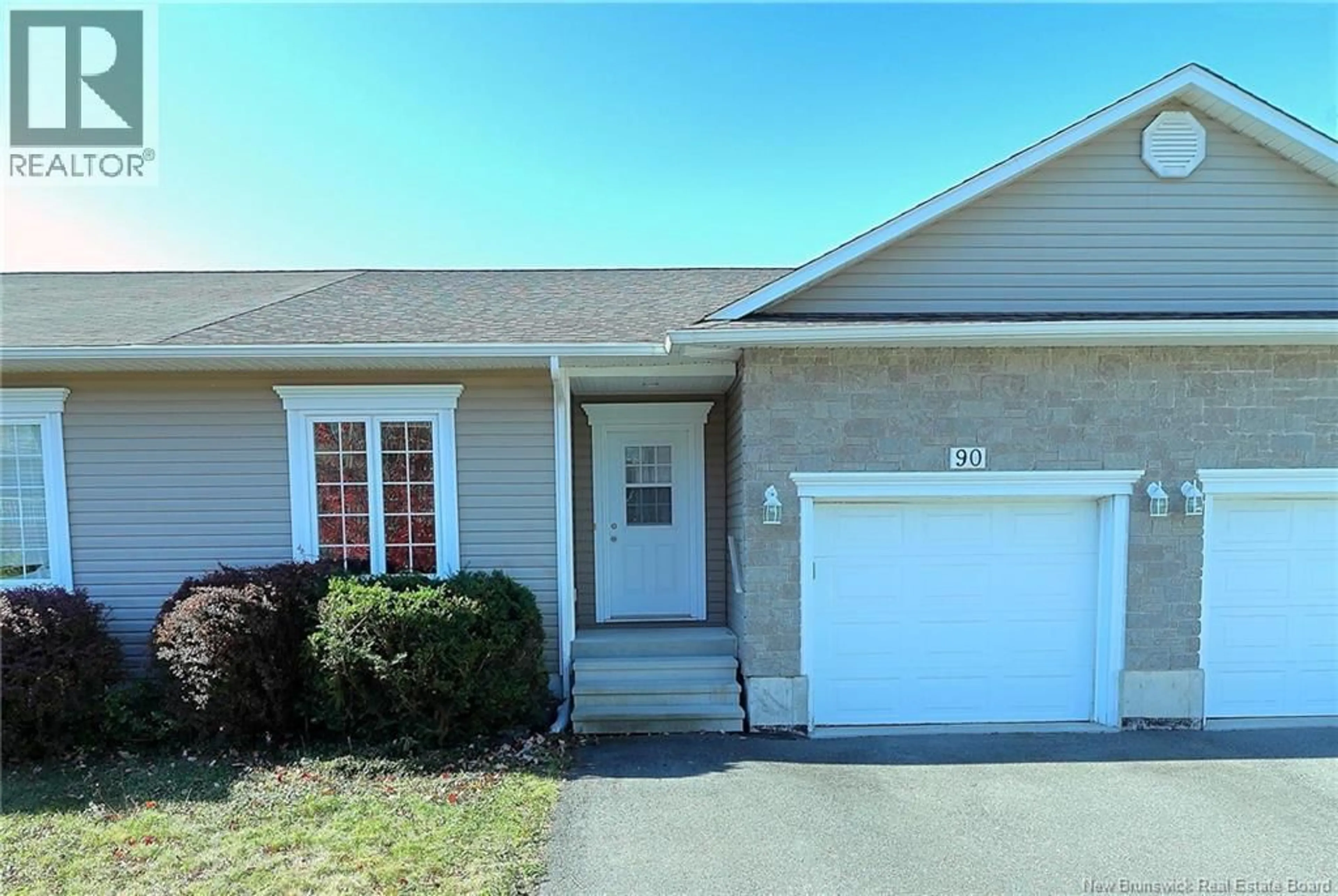 Home with vinyl exterior material, street for 90 VALCOUR DRIVE, Fredericton New Brunswick E3C0H6