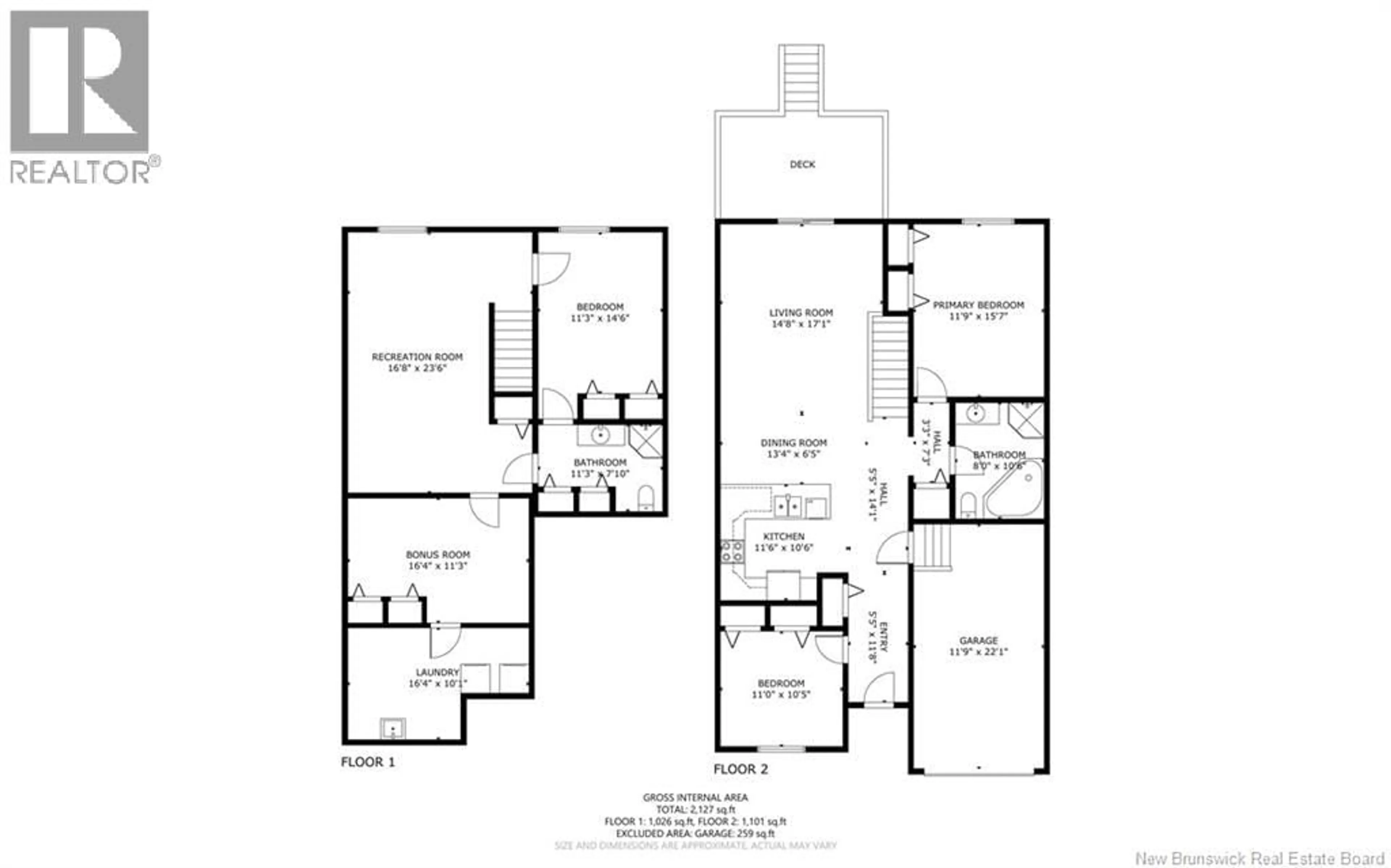 Floor plan for 90 VALCOUR DRIVE, Fredericton New Brunswick E3C0H6
