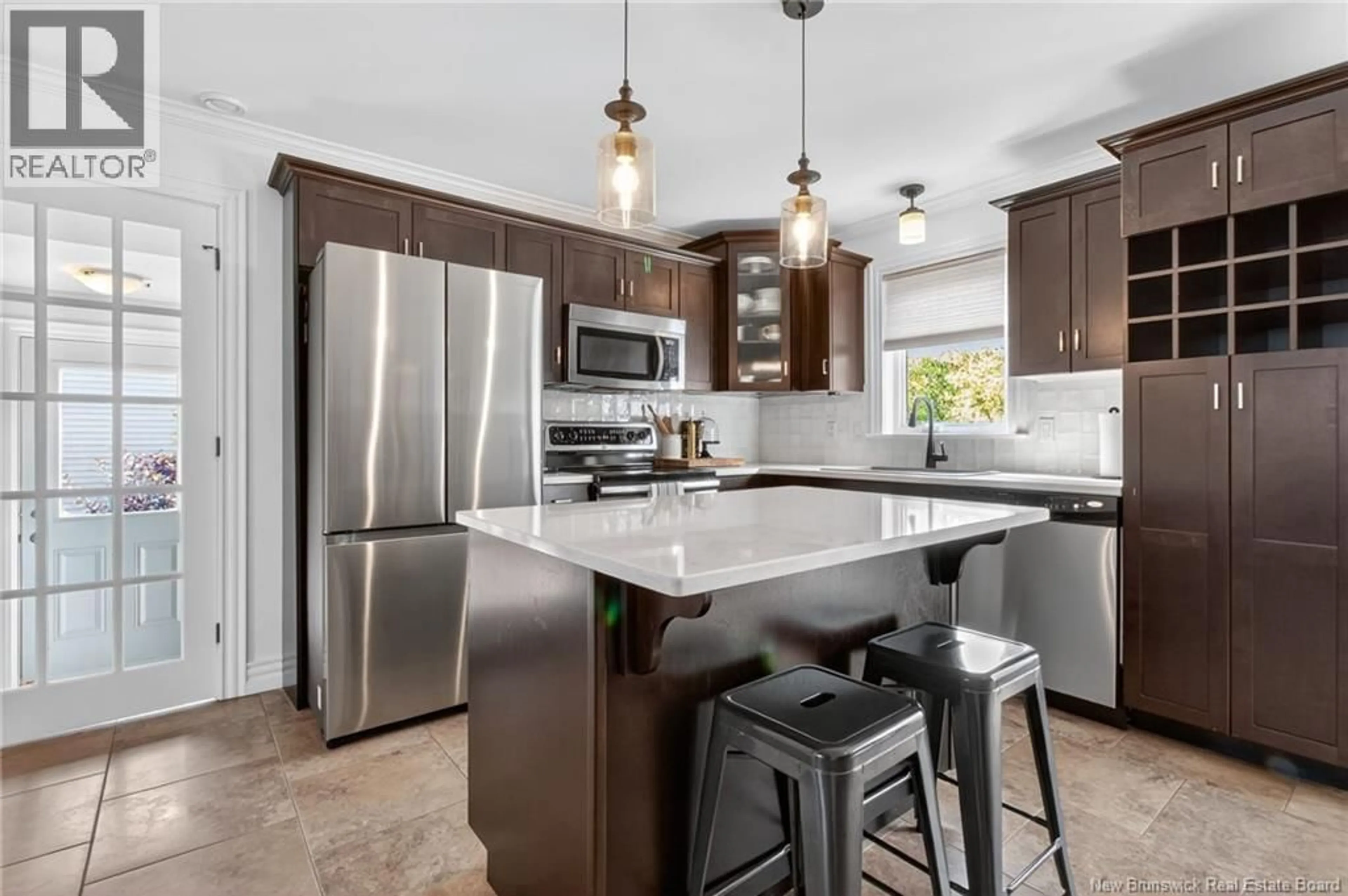 Open concept kitchen, ceramic/tile floor for 54 LADY RUSSELL STREET, Moncton New Brunswick E1E0C2