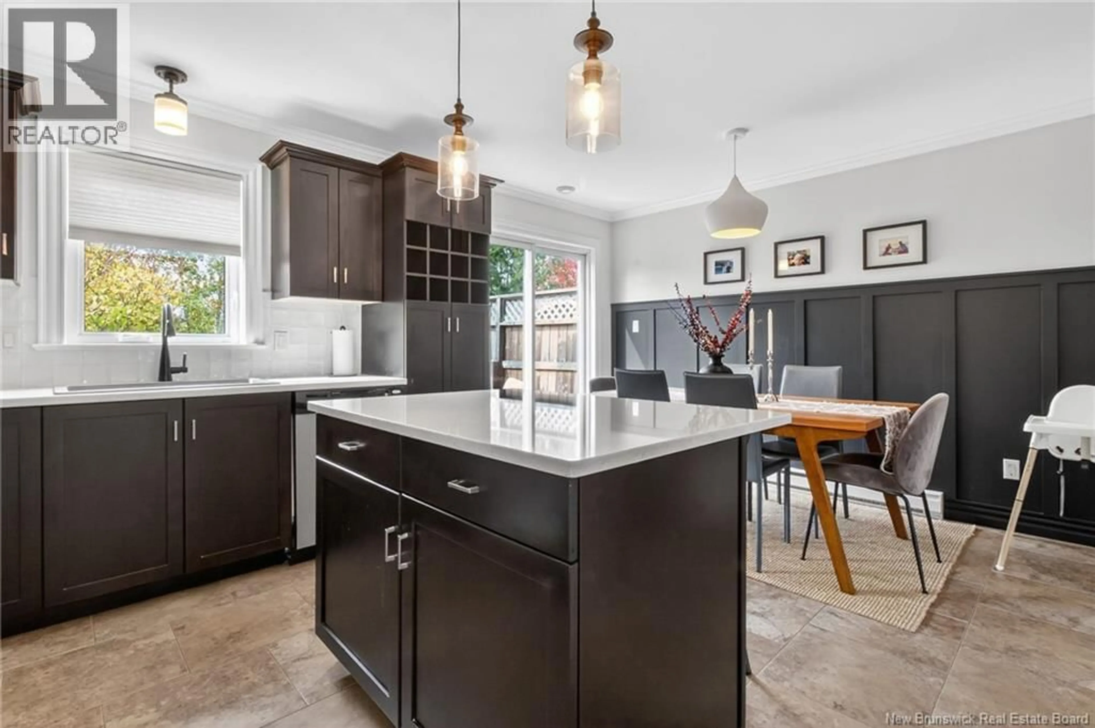 Open concept kitchen, ceramic/tile floor for 54 LADY RUSSELL STREET, Moncton New Brunswick E1E0C2