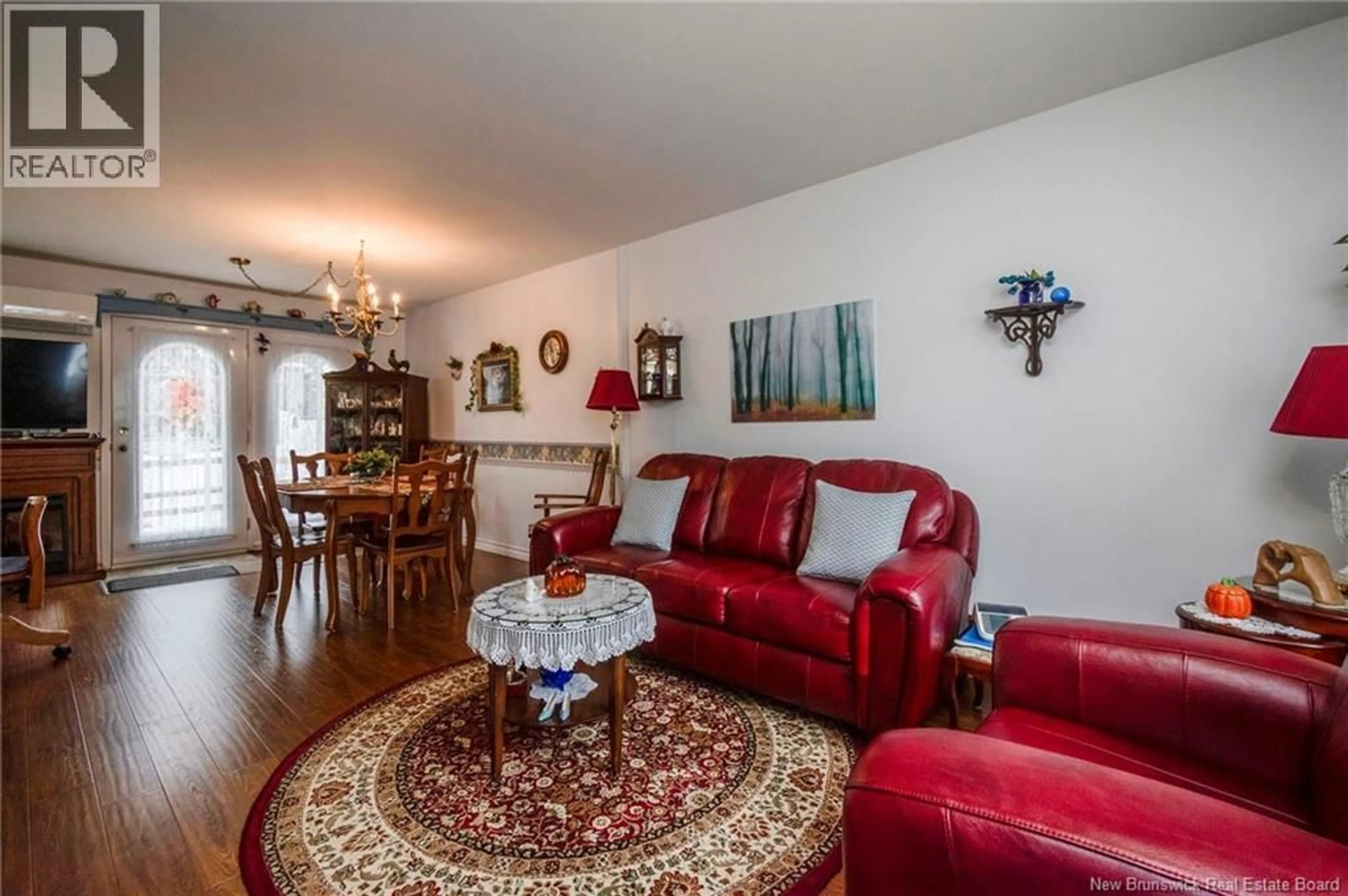 Living room with furniture, wood/laminate floor for 207 TARTAN STREET, Saint John New Brunswick E2K4G9