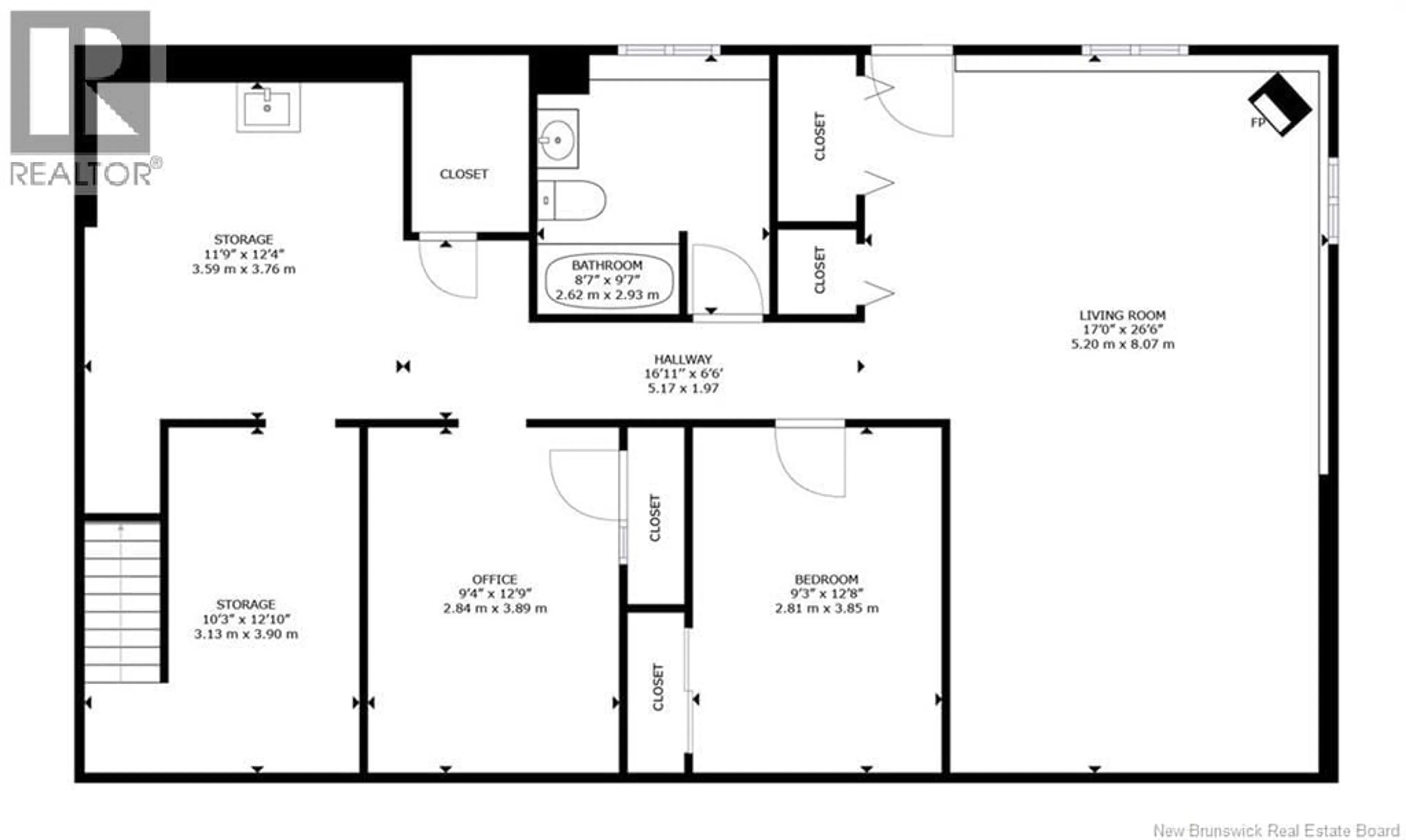 Floor plan for 152 MARLOW ROAD, Hanwell New Brunswick E3C1M6