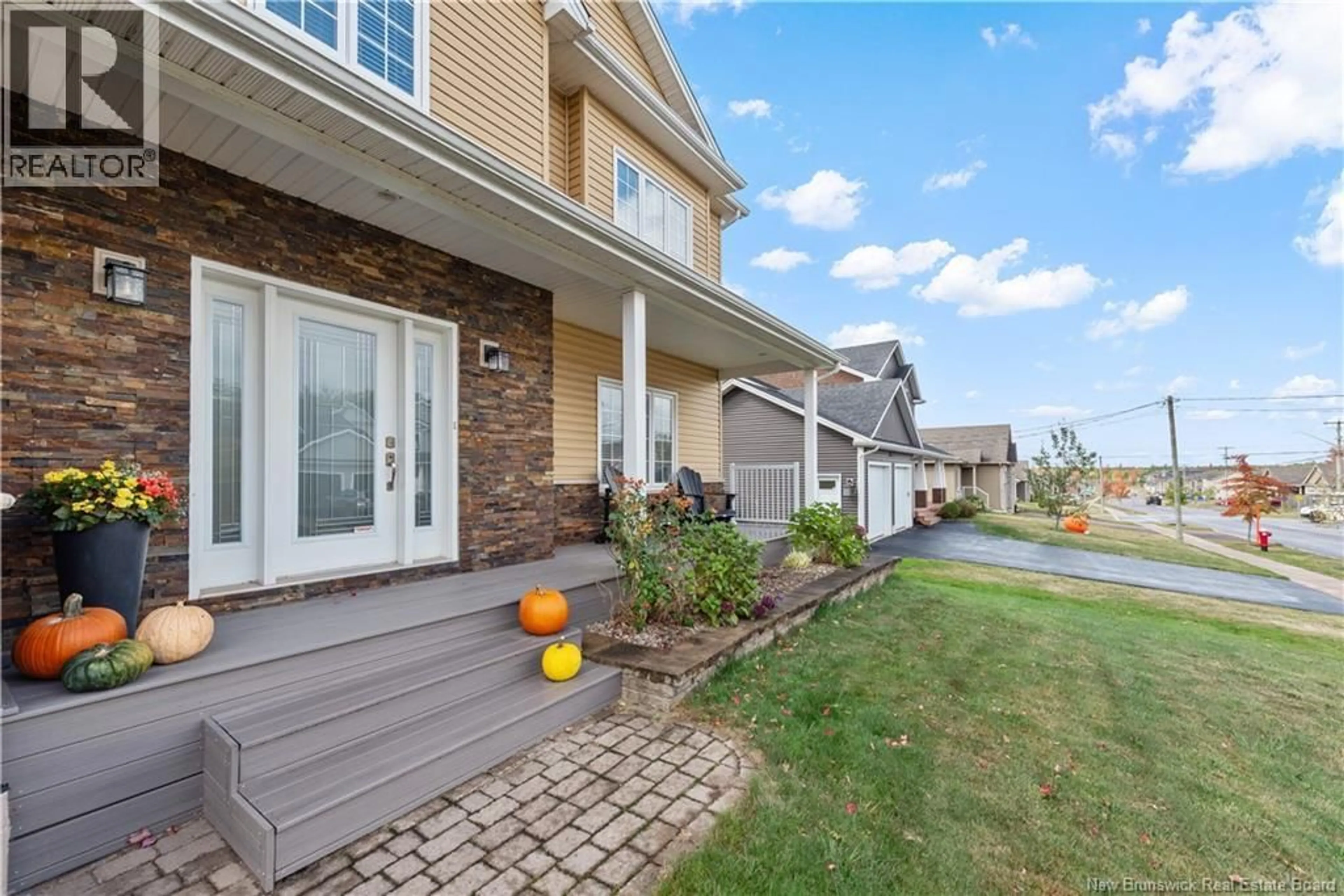 Home with vinyl exterior material, street for 165 ERINVALE DRIVE, Moncton New Brunswick E1A5S8