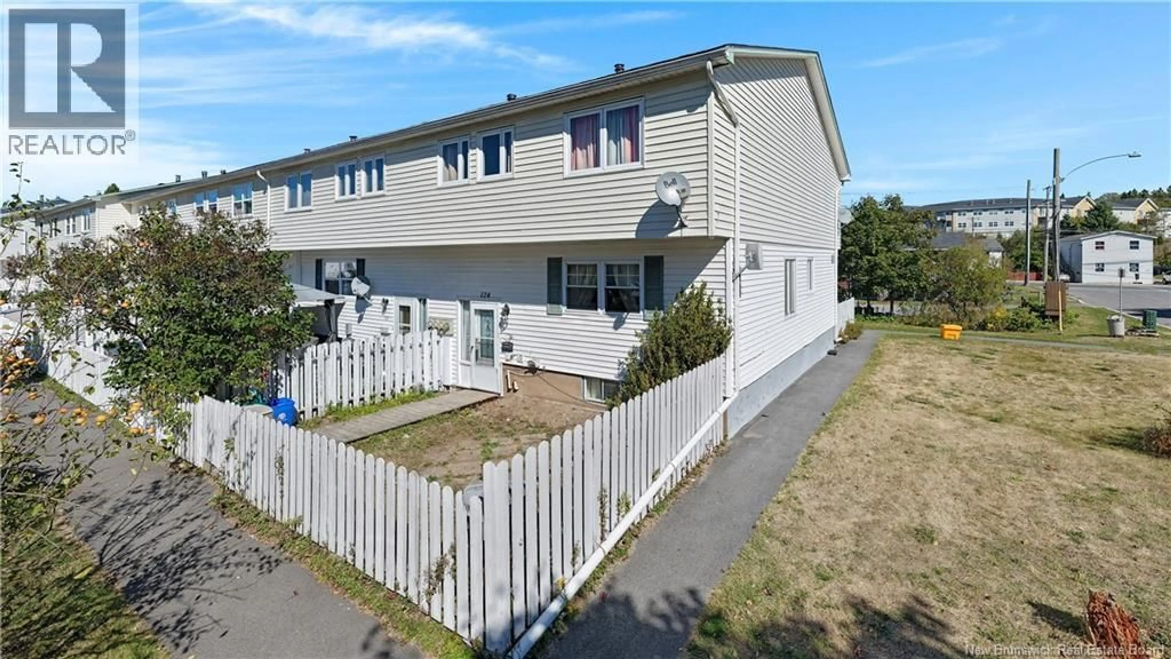 A pic from outside/outdoor area/front of a property/back of a property/a pic from drone, street for 124 TARTAN STREET, Saint John New Brunswick E2K2R7