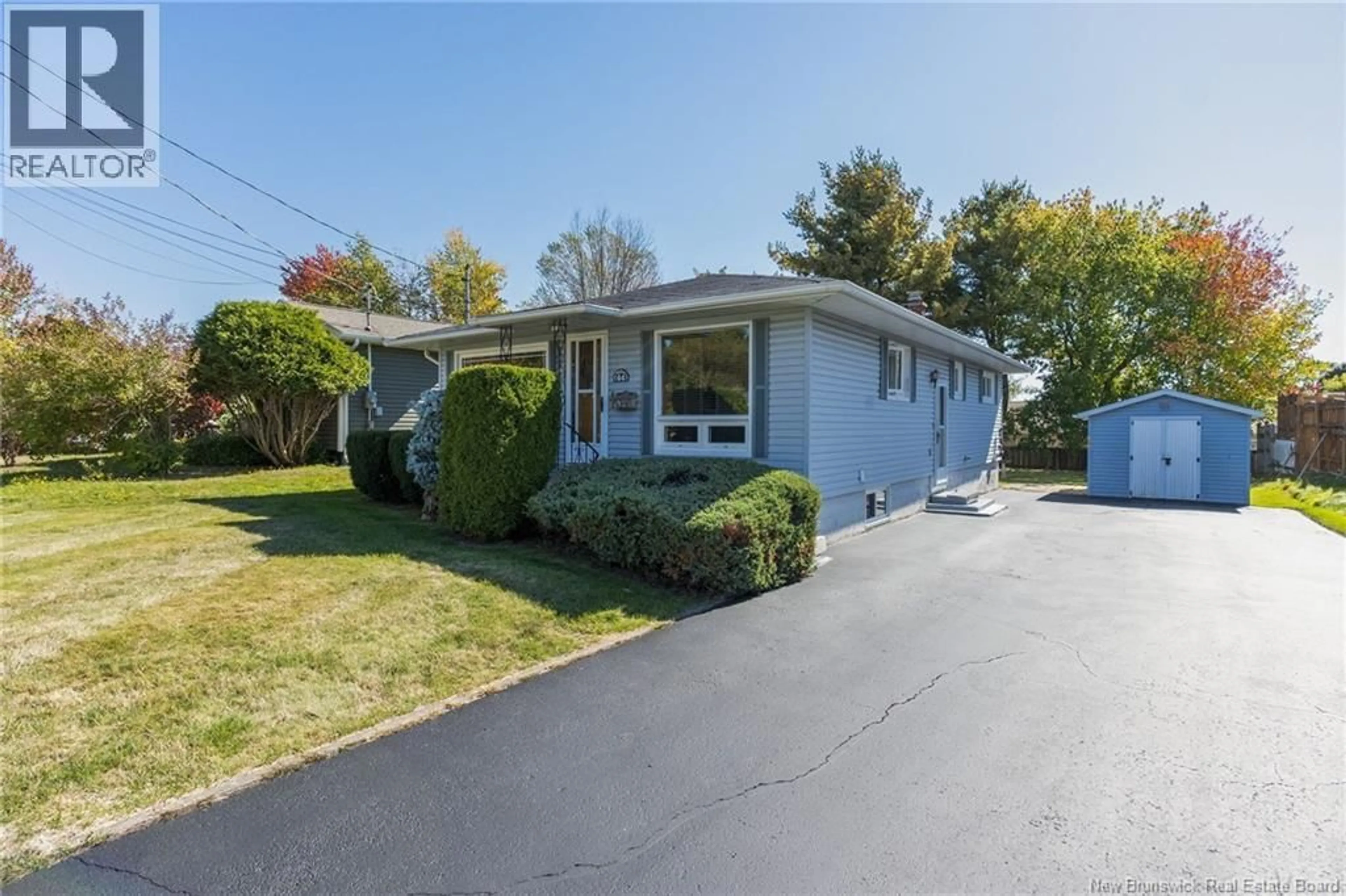 Home with vinyl exterior material, street for 44 FERNWOOD AVENUE, Moncton New Brunswick E1A2W4