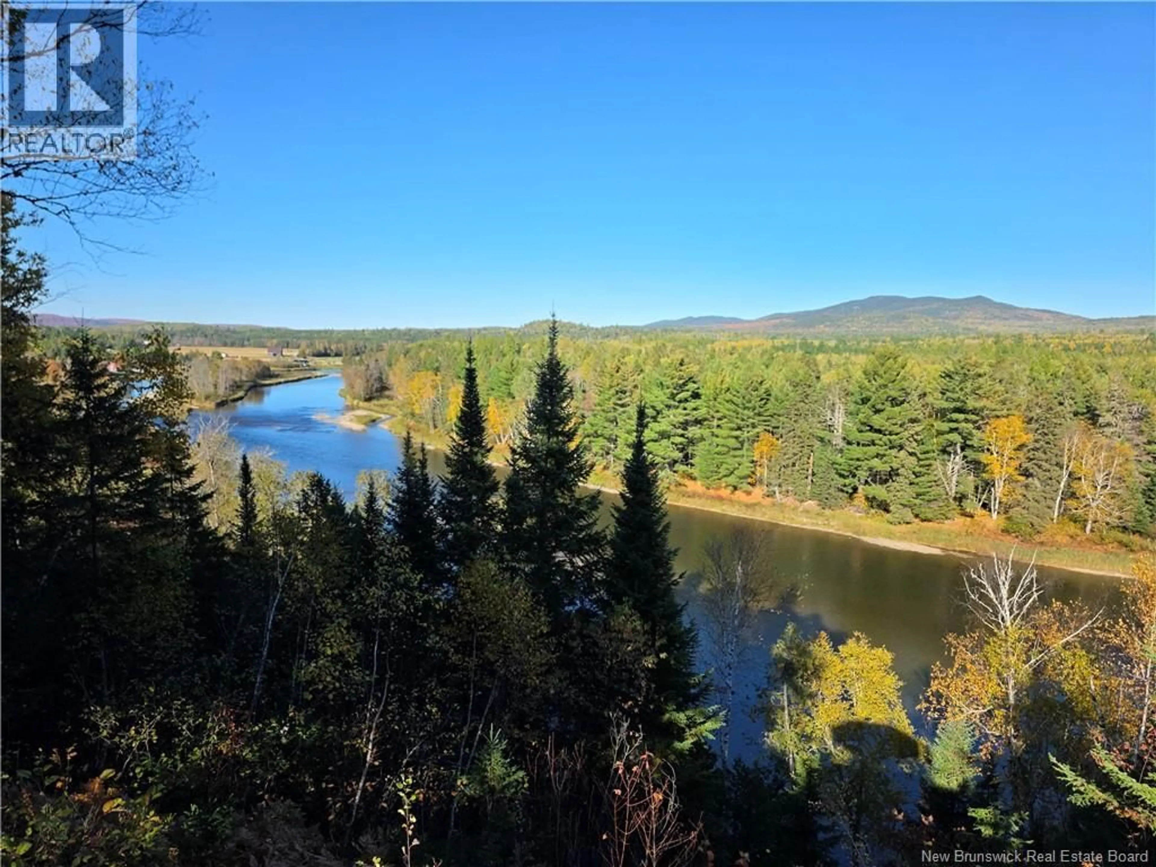 A pic from outside/outdoor area/front of a property/back of a property/a pic from drone, water/lake/river/ocean view for 1546 ROUTE 385, Oxbow New Brunswick E7G3E8