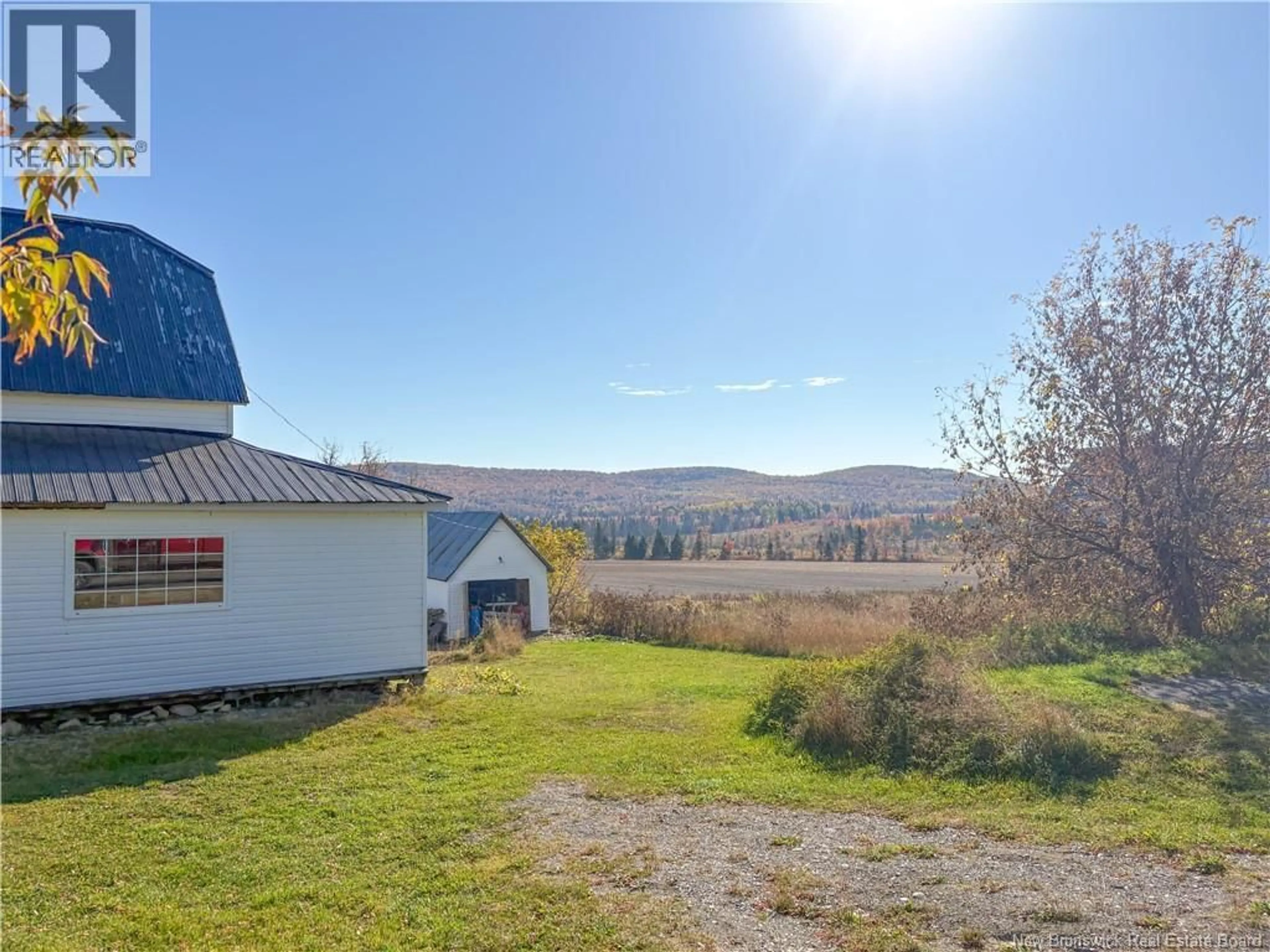 A pic from outside/outdoor area/front of a property/back of a property/a pic from drone, mountain view for 58 GLASSVILLE ROAD, Glassville New Brunswick E7L1S2