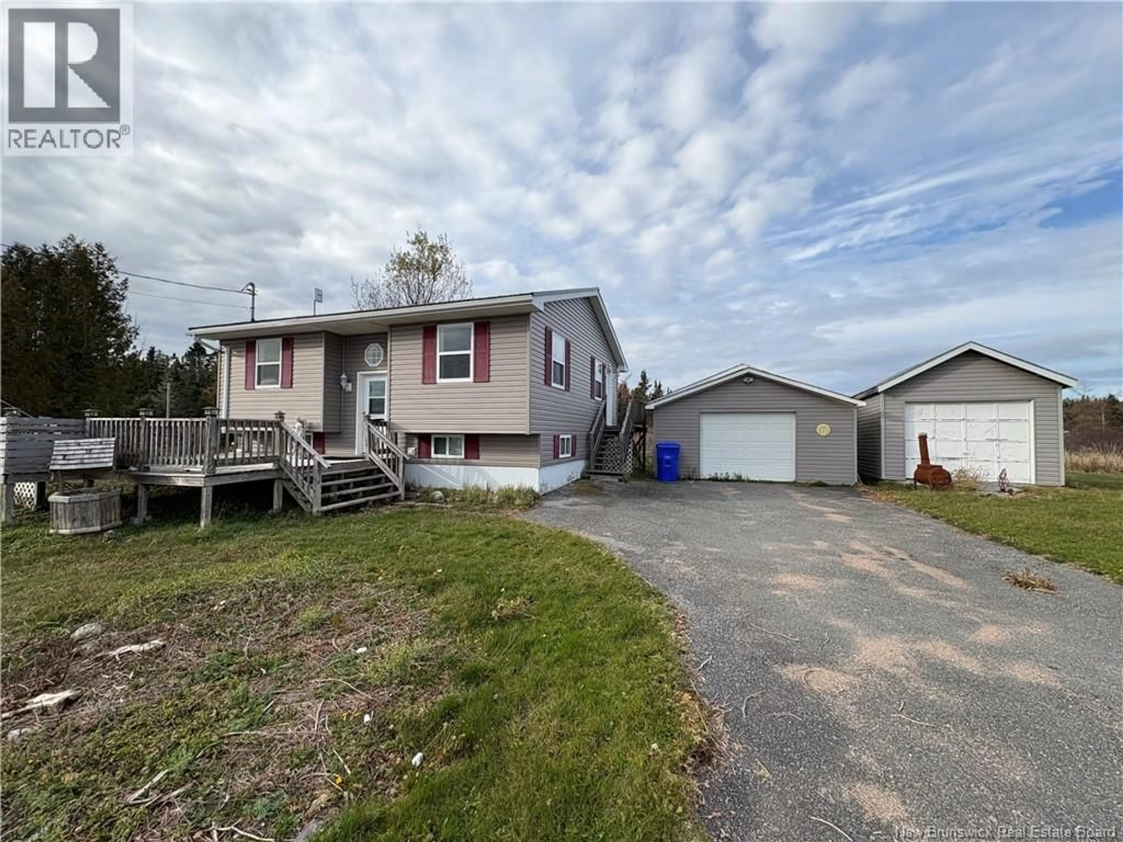 A pic from outside/outdoor area/front of a property/back of a property/a pic from drone, street for 134 LITTLE LEPREAU ROAD, Lepreau New Brunswick E5J1P7