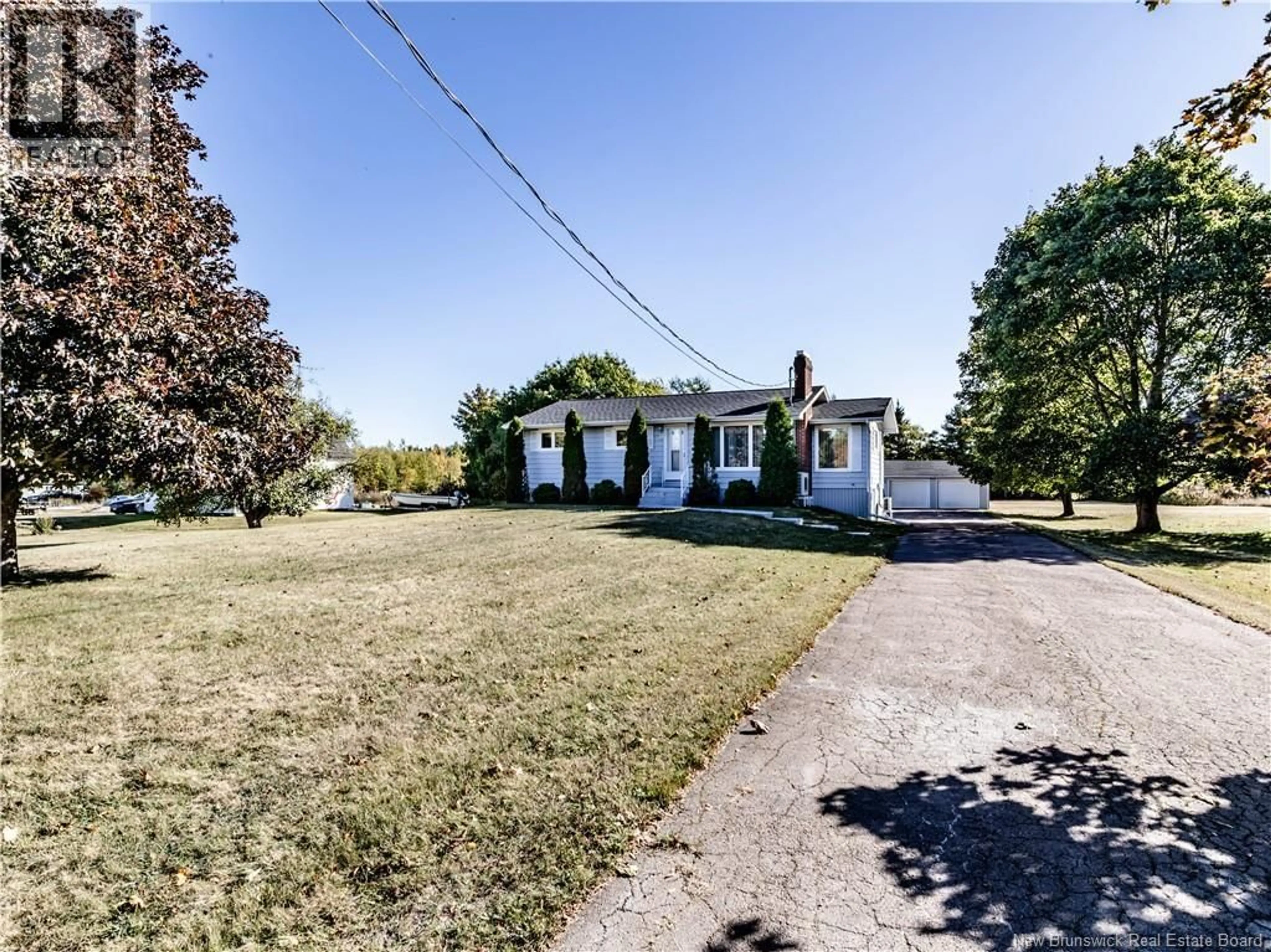 A pic from outside/outdoor area/front of a property/back of a property/a pic from drone, street for 3775 ROUTE 505, Chockpish New Brunswick E4W1N3