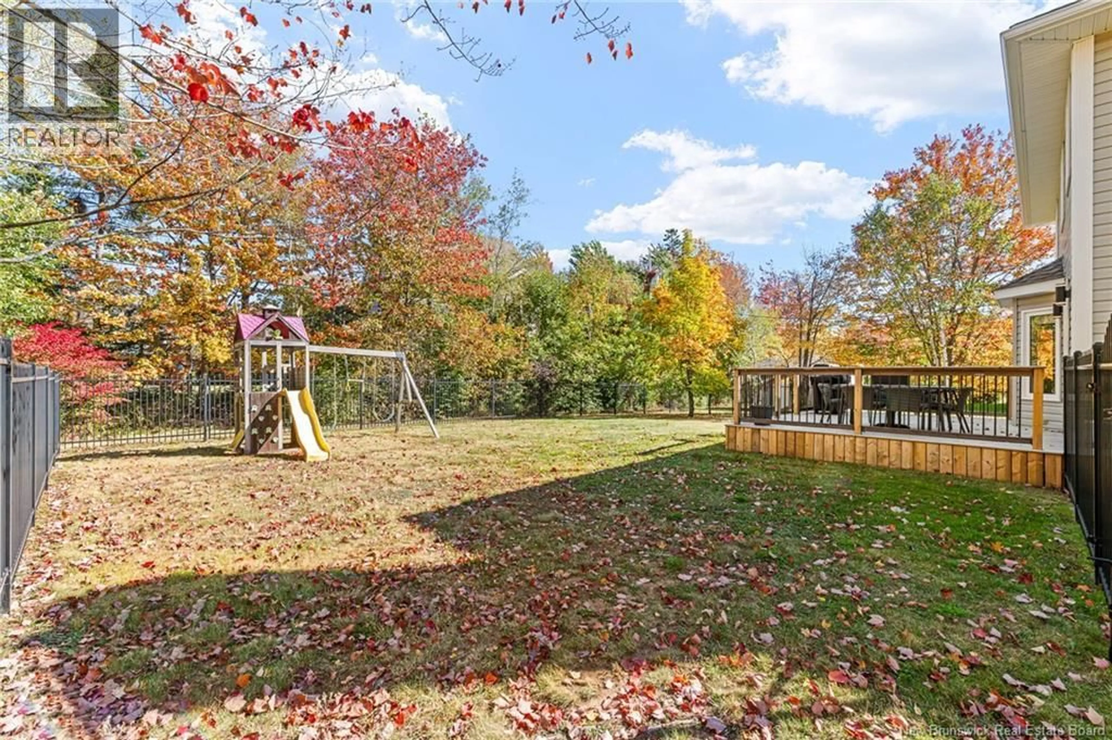 Patio, forest/trees view for 25 MEADOW LANE, Moncton New Brunswick E1A6T7
