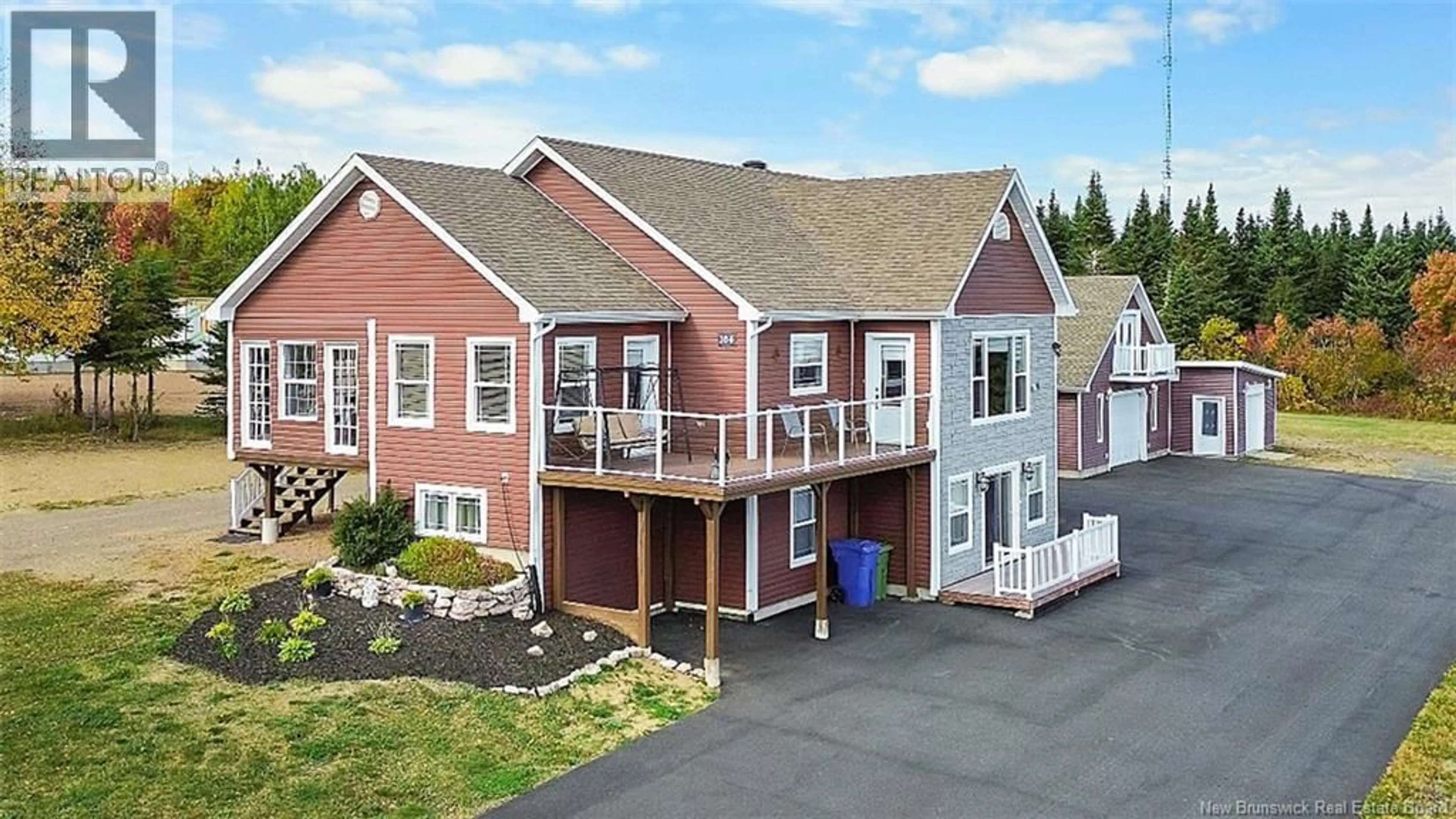 A pic from outside/outdoor area/front of a property/back of a property/a pic from drone, unknown for 104 CHEMIN LAPLANTE, Laplante New Brunswick E8J1Z4