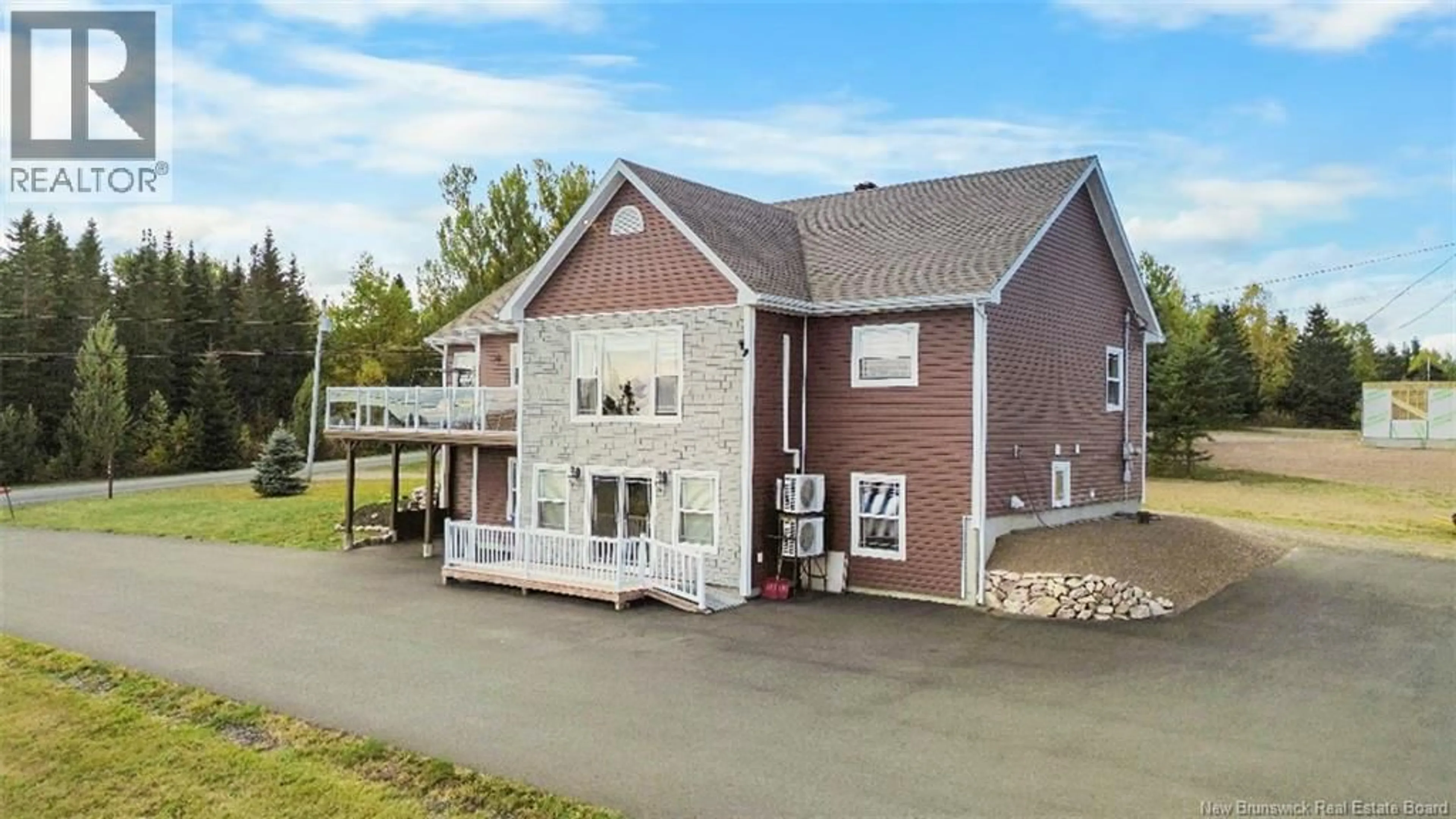 A pic from outside/outdoor area/front of a property/back of a property/a pic from drone, building for 104 CHEMIN LAPLANTE, Laplante New Brunswick E8J1Z4