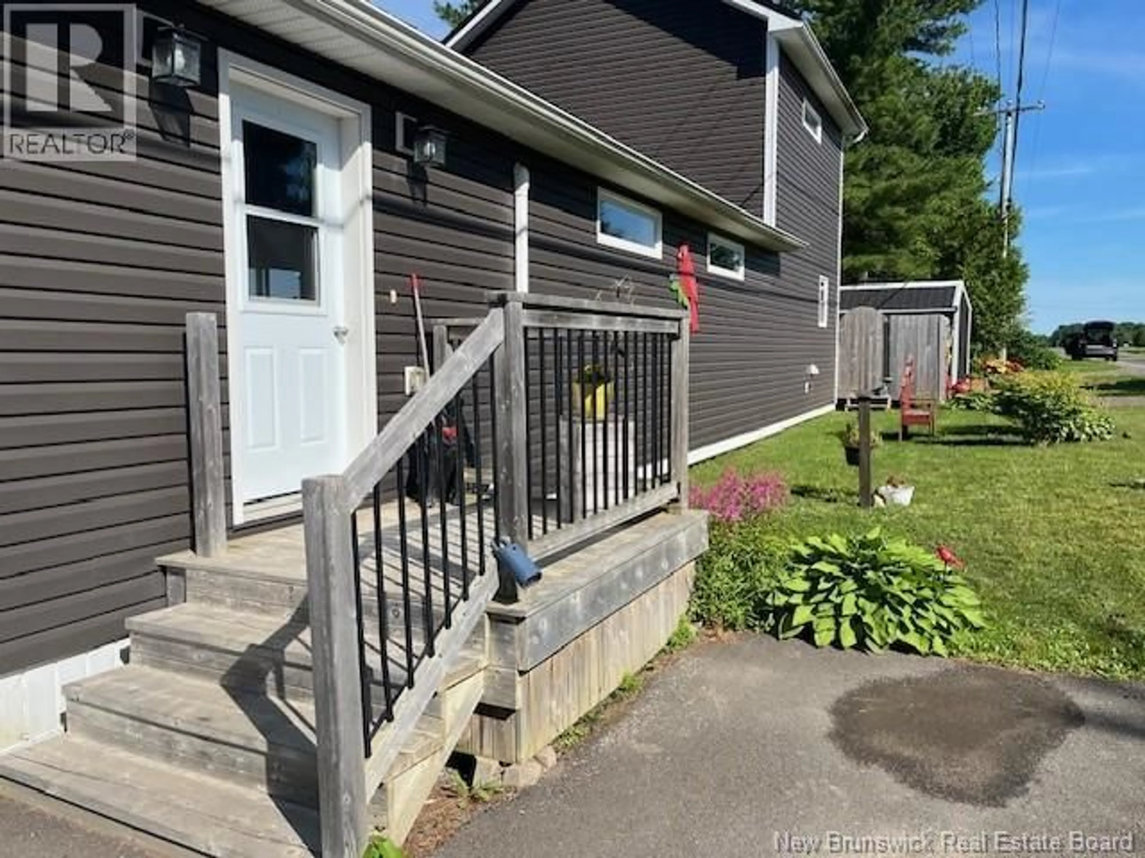 A pic from outside/outdoor area/front of a property/back of a property/a pic from drone, street for 237 RTE 636, Harvey New Brunswick E6K1A9