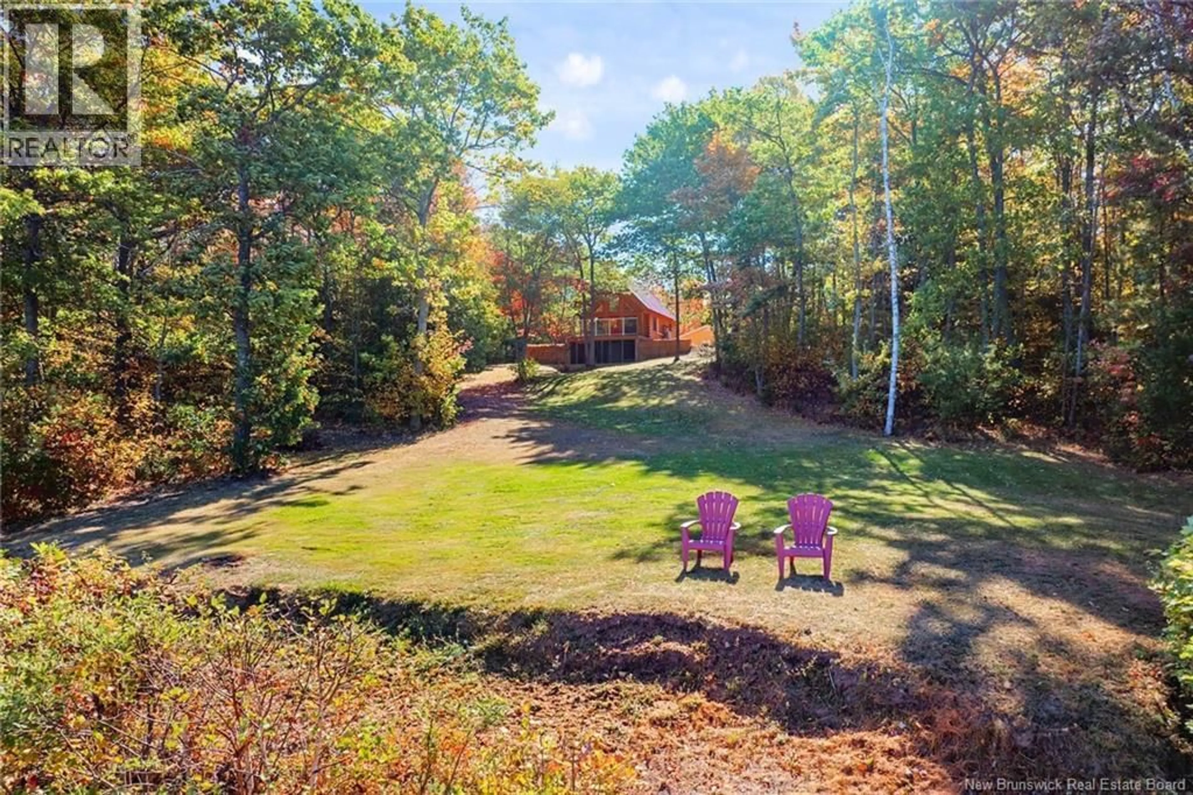 Patio, forest/trees view for 602 COX POINT ROAD, Cumberland Bay New Brunswick E4A2W9