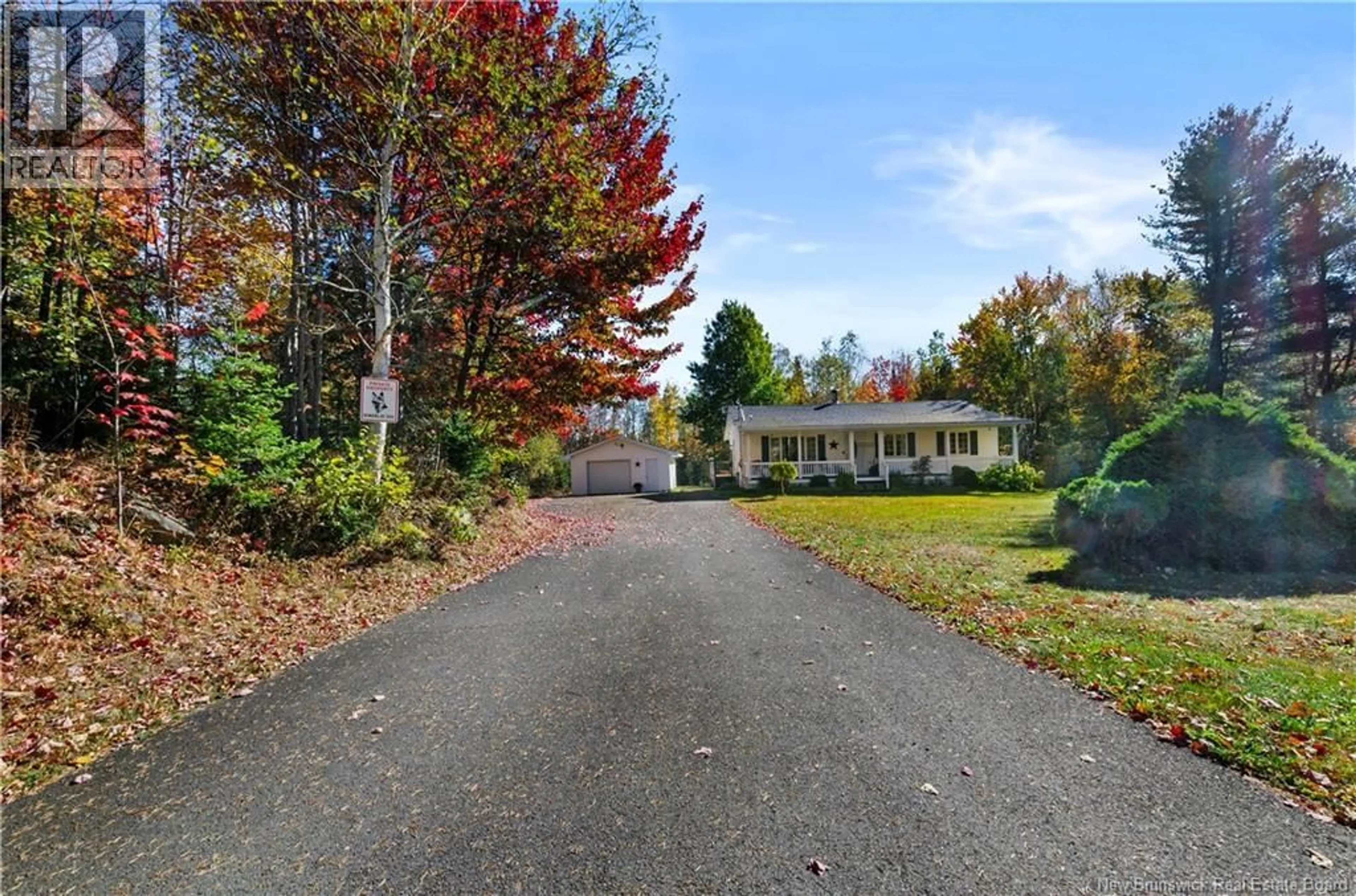 A pic from outside/outdoor area/front of a property/back of a property/a pic from drone, street for 738 ROUTE 148, Nashwaak Village New Brunswick E6C1M2