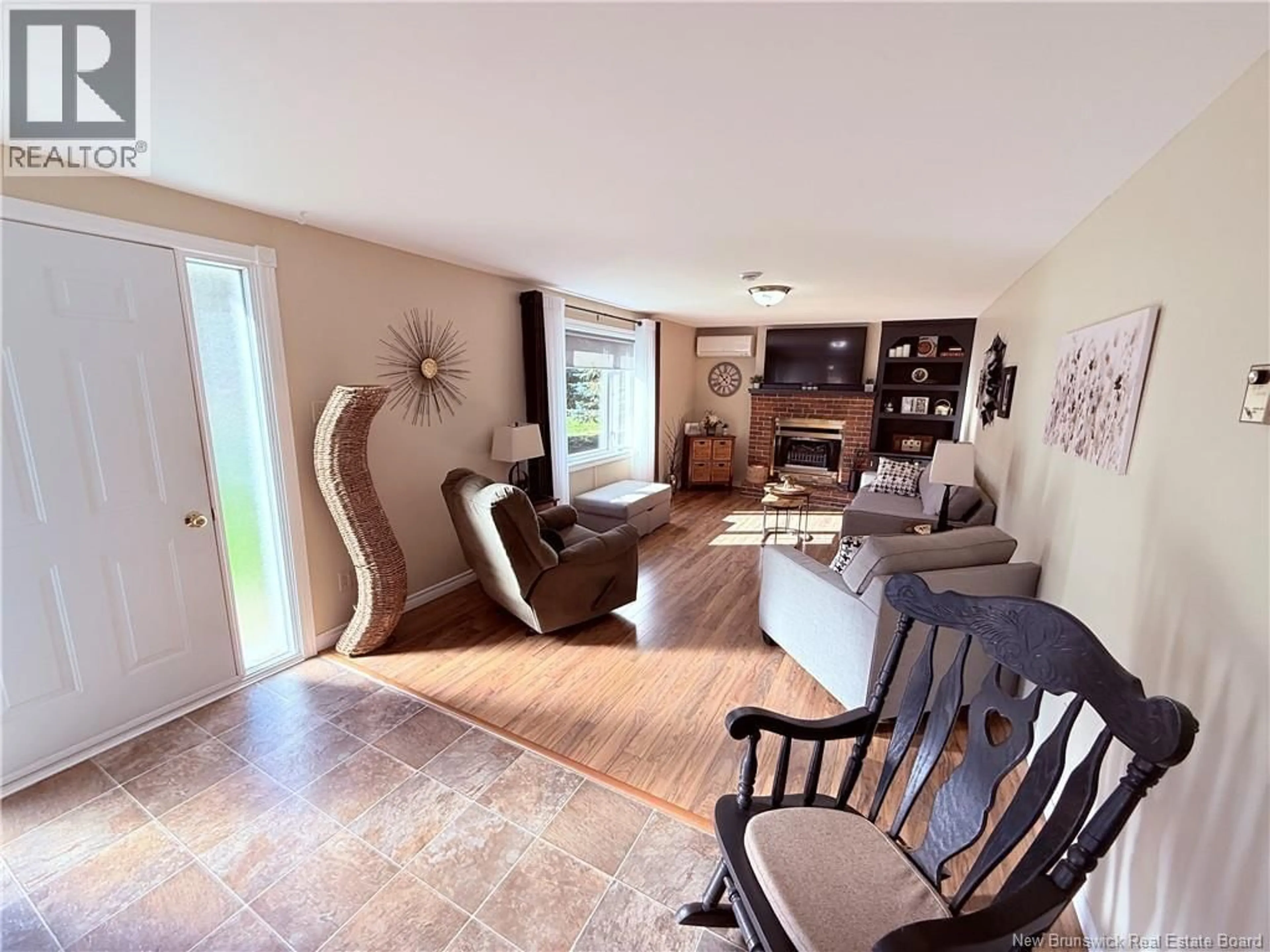 Living room with furniture, unknown for 108 FISHER AVENUE, Woodstock New Brunswick E7M1S2