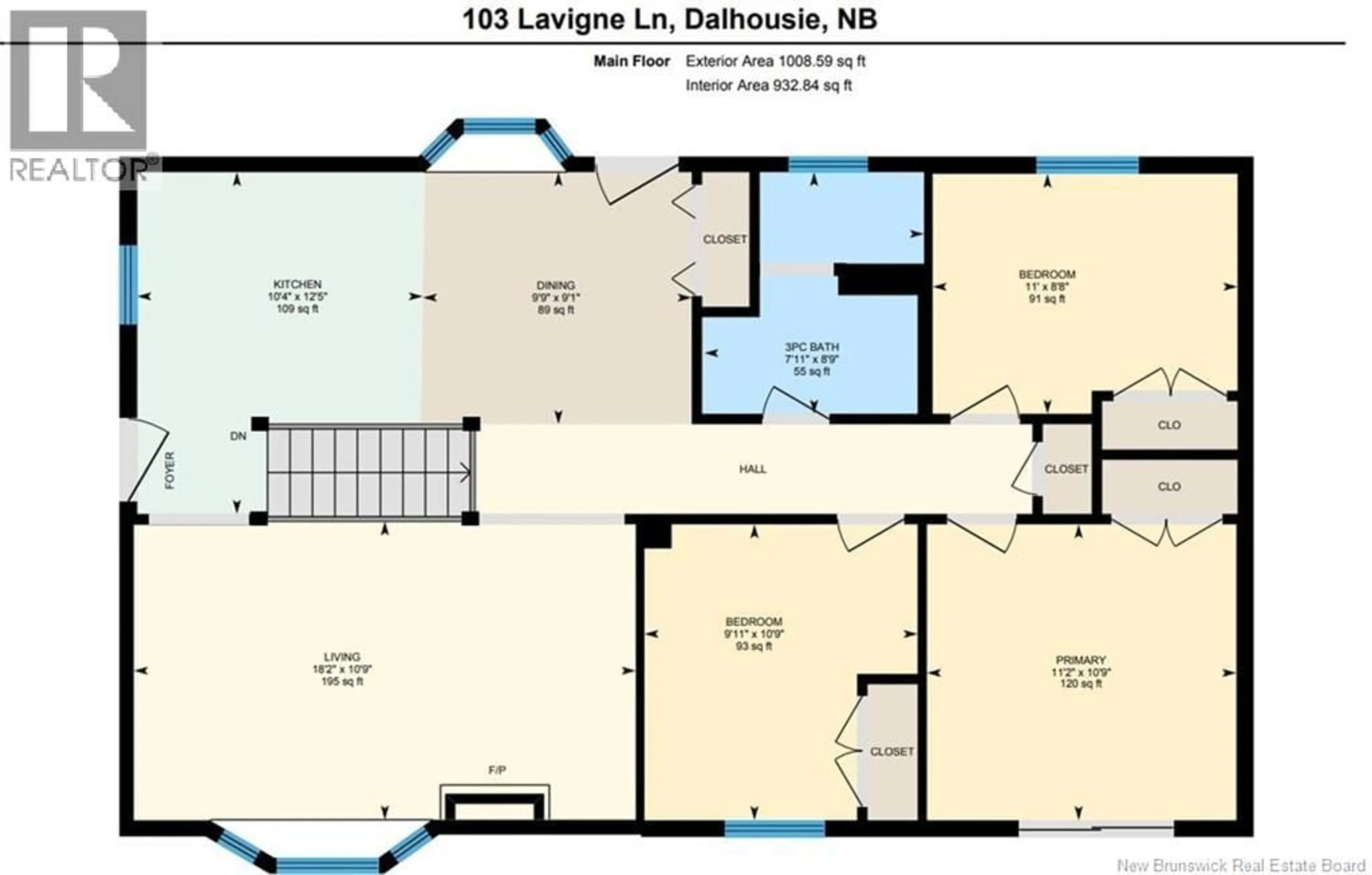 Floor plan for 103 LAVIGNE, Dalhousie New Brunswick E8C1Z1