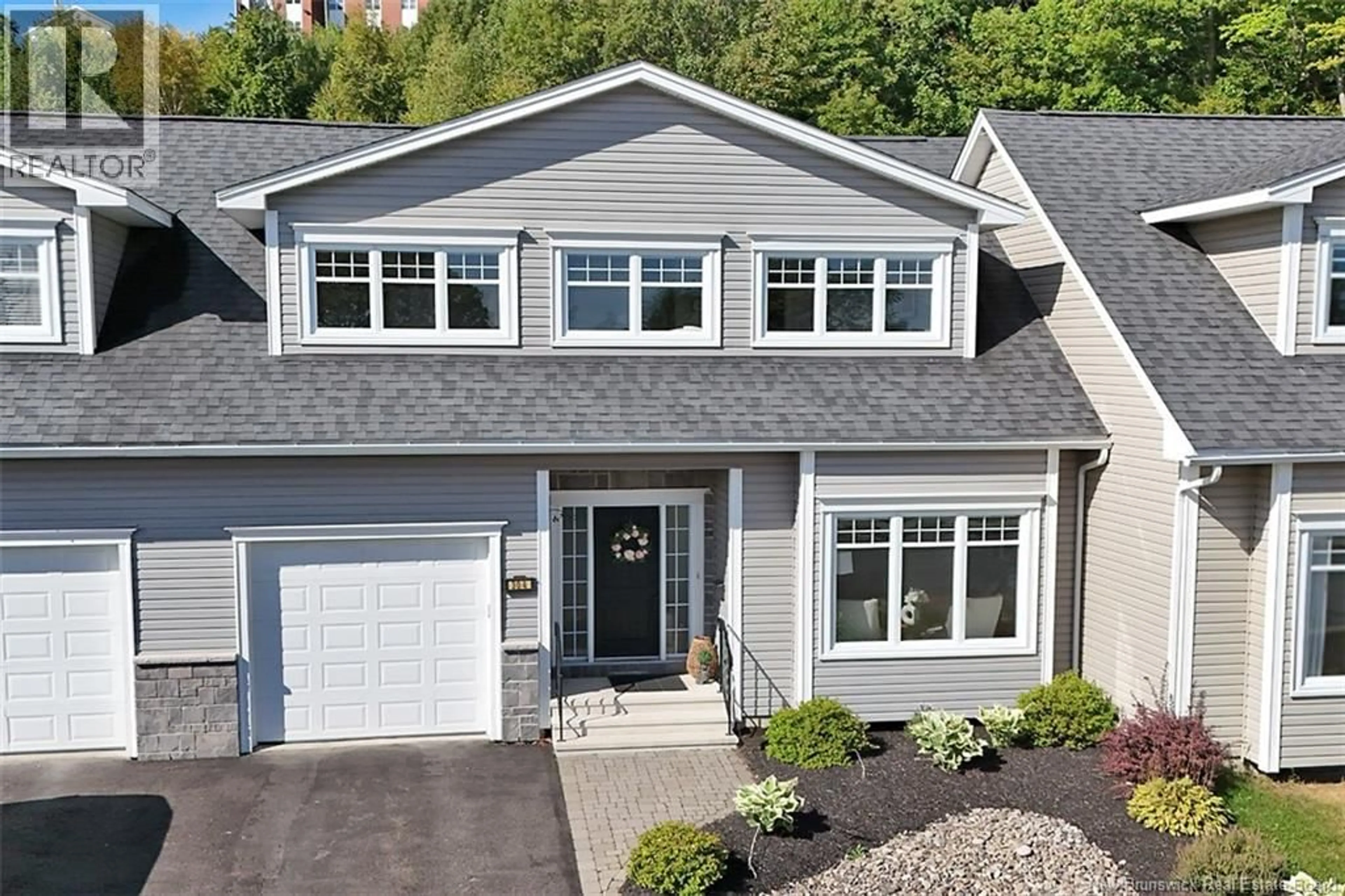 Home with vinyl exterior material, street for 304 DUNNS CROSSING ROAD, Fredericton New Brunswick E3B2A6