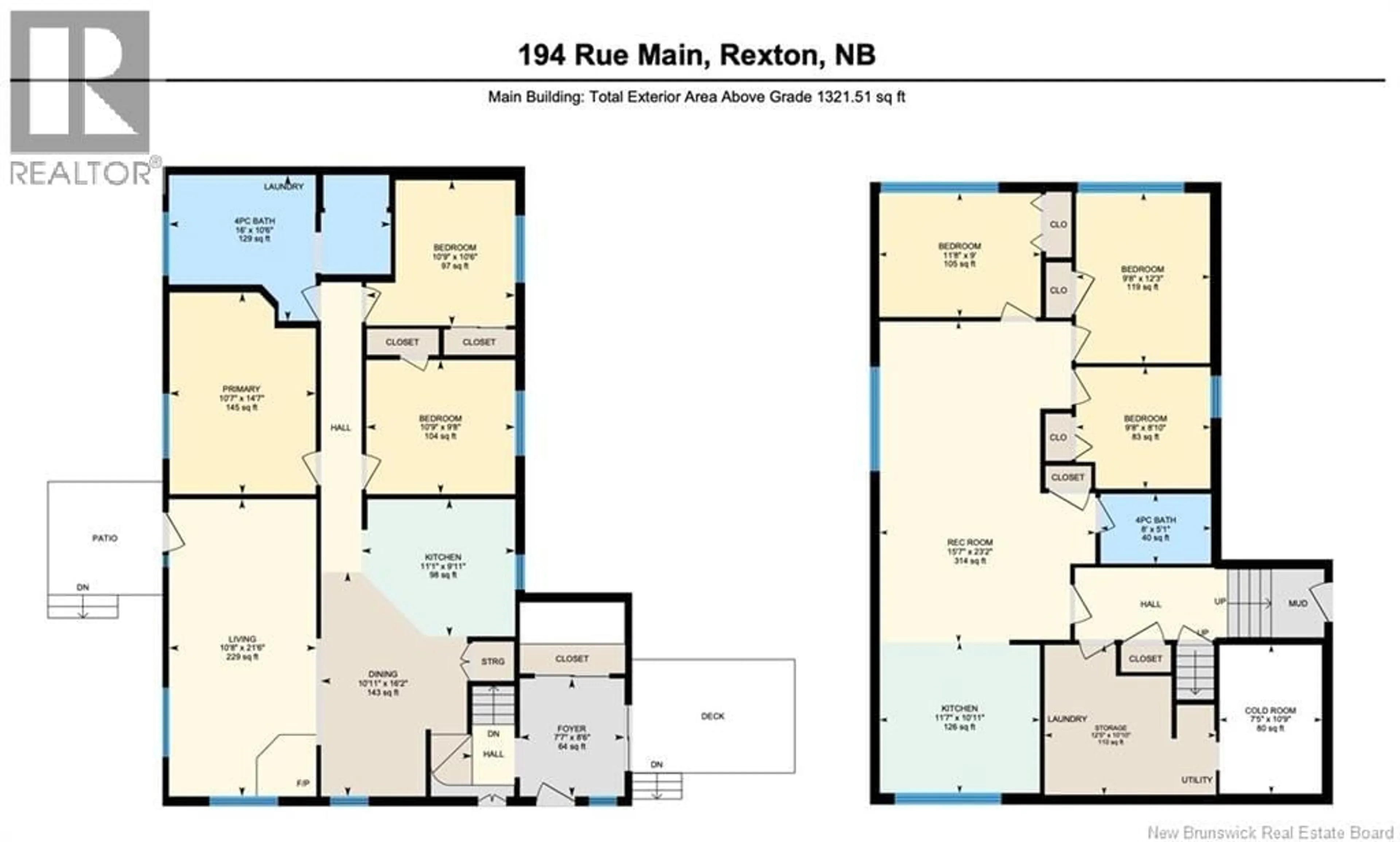 Floor plan for 194 MAIN STREET, Rexton New Brunswick E4W2B7
