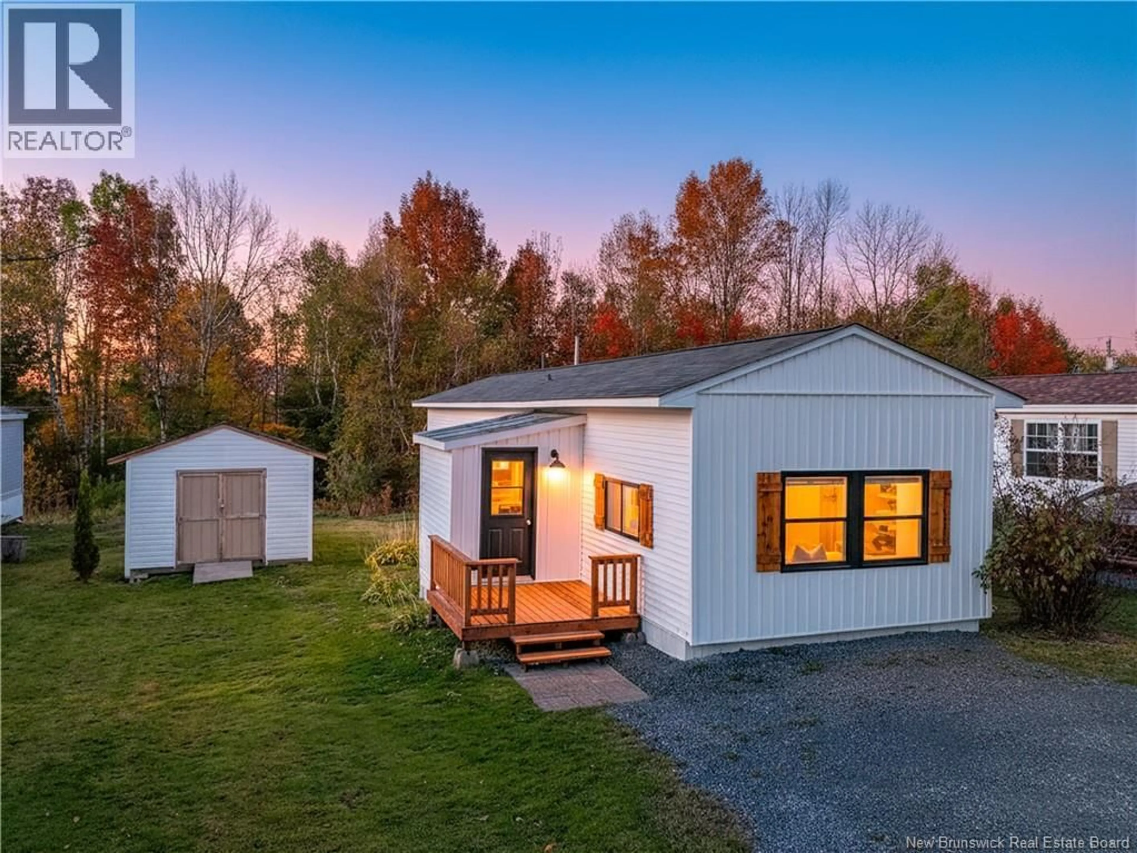 A pic from outside/outdoor area/front of a property/back of a property/a pic from drone, mountain view for 45 EASTWOOD STREET, Fredericton New Brunswick E3B6M7
