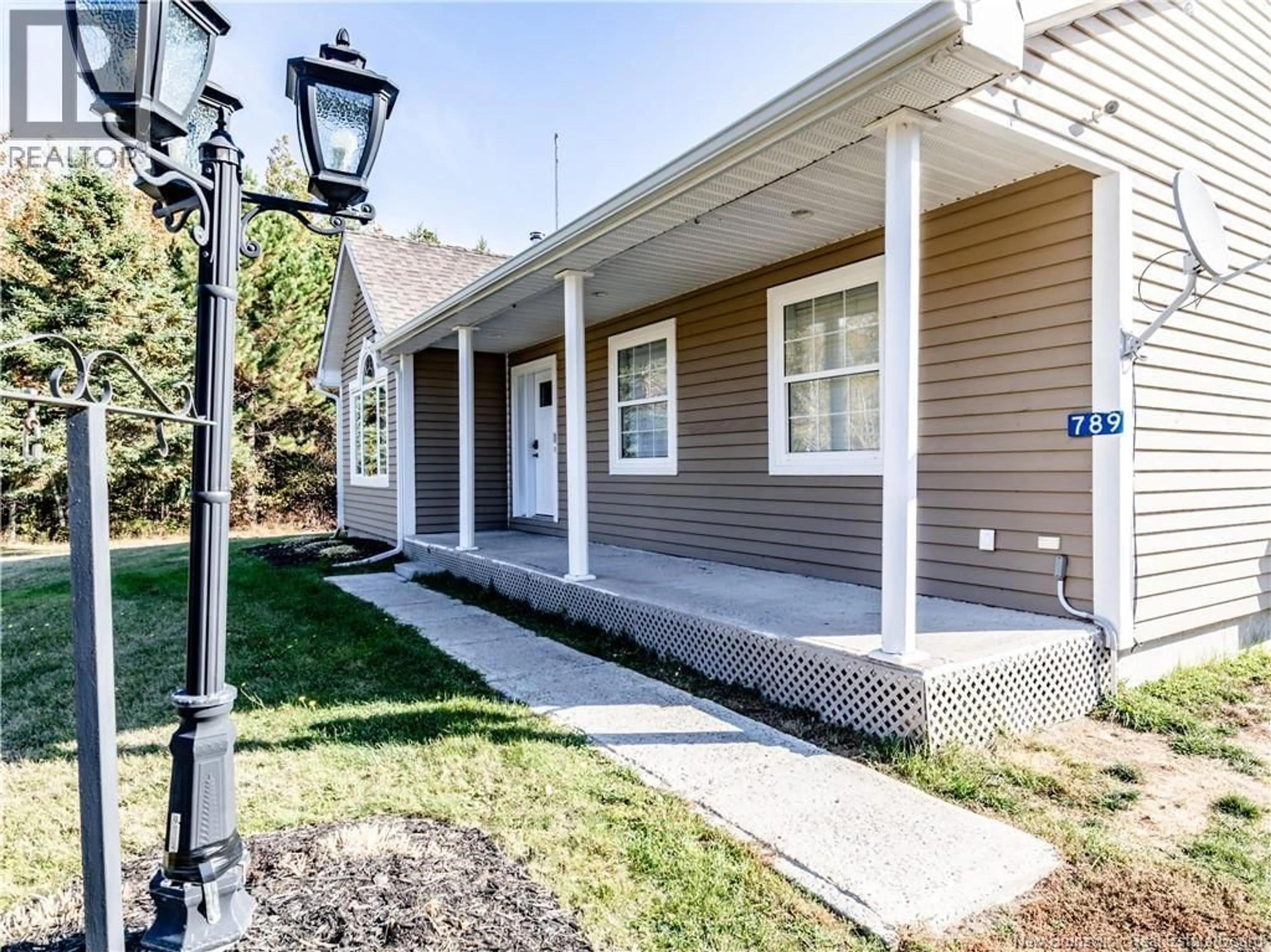 Home with vinyl exterior material, street for 789 SAINT CHARLES, Saint-Charles New Brunswick E4W4S1