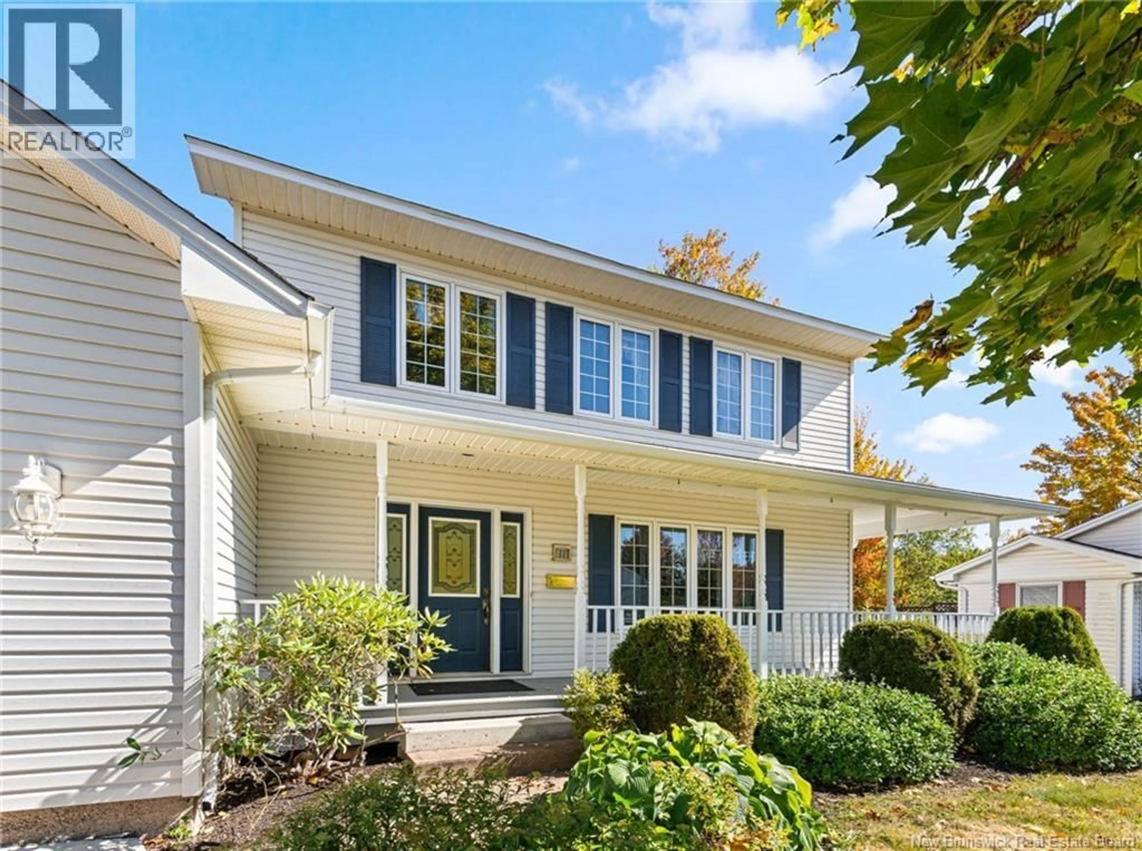 Home with vinyl exterior material, street for 11 ROSEMERE COURT, Moncton New Brunswick E1C9W2
