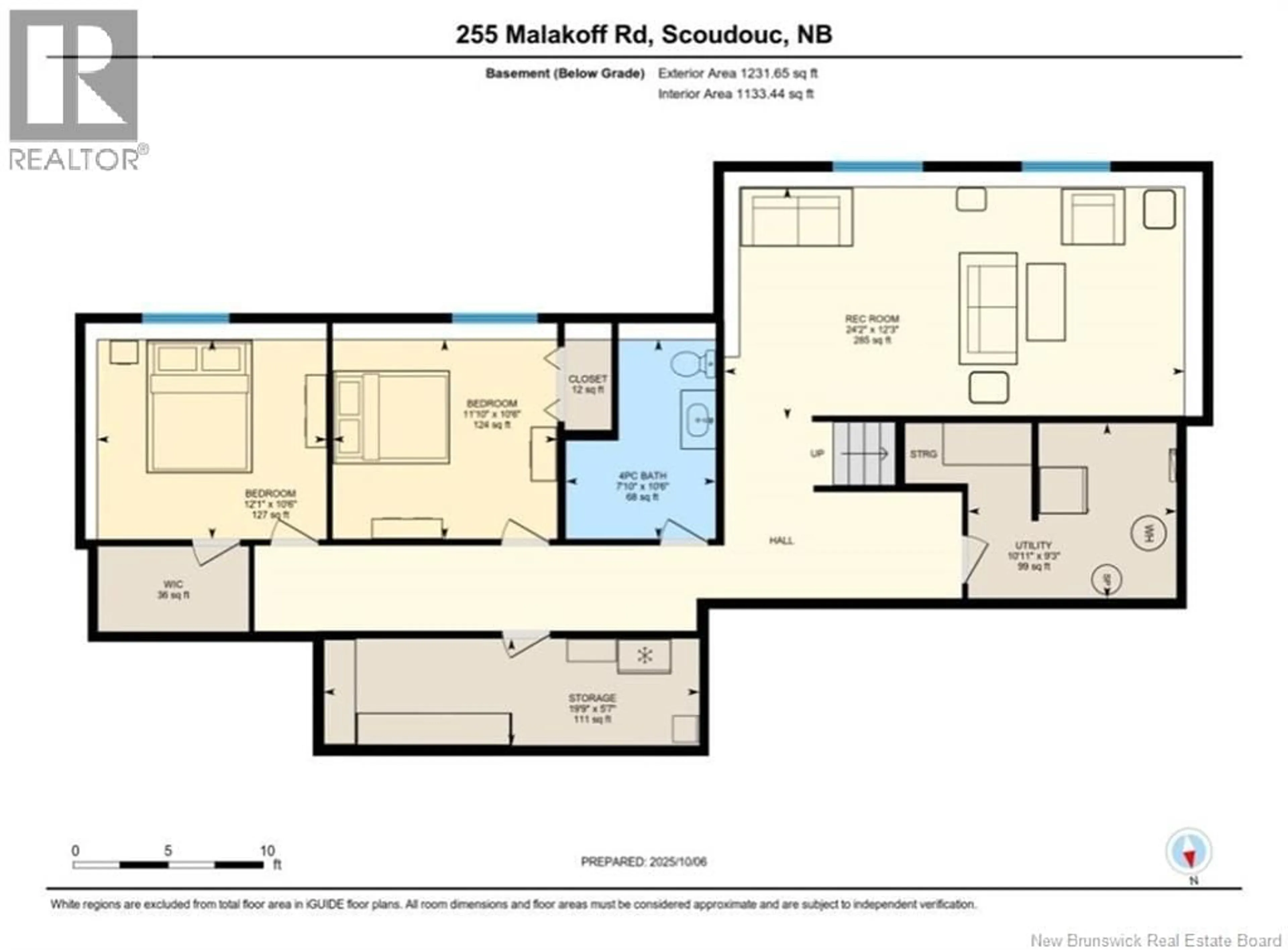 Floor plan for 255 MALAKOFF, Scoudouc New Brunswick E4P1A9