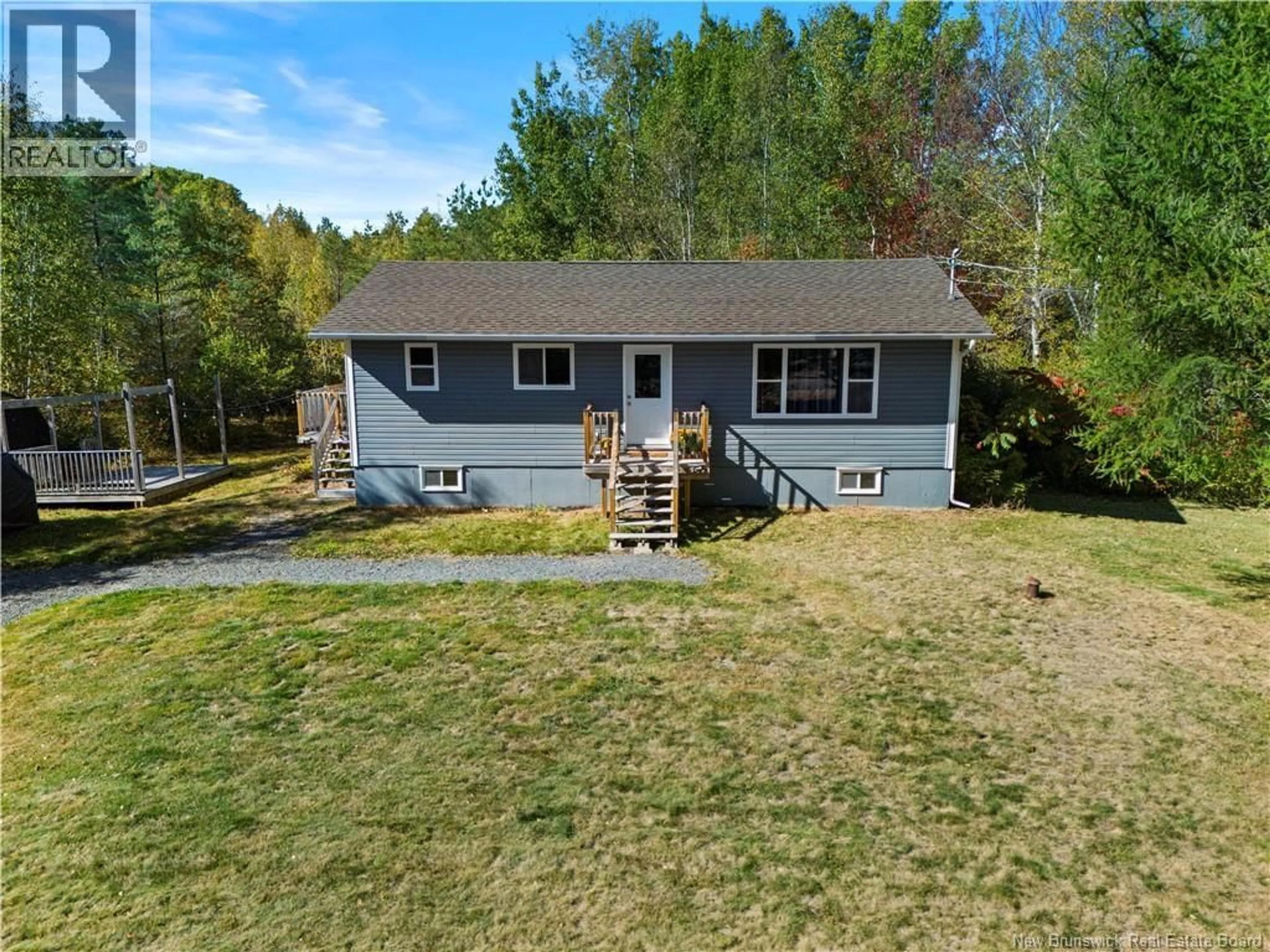 A pic from outside/outdoor area/front of a property/back of a property/a pic from drone, water/lake/river/ocean view for 42 GILBERT DRIVE, Burton New Brunswick E2V3H9