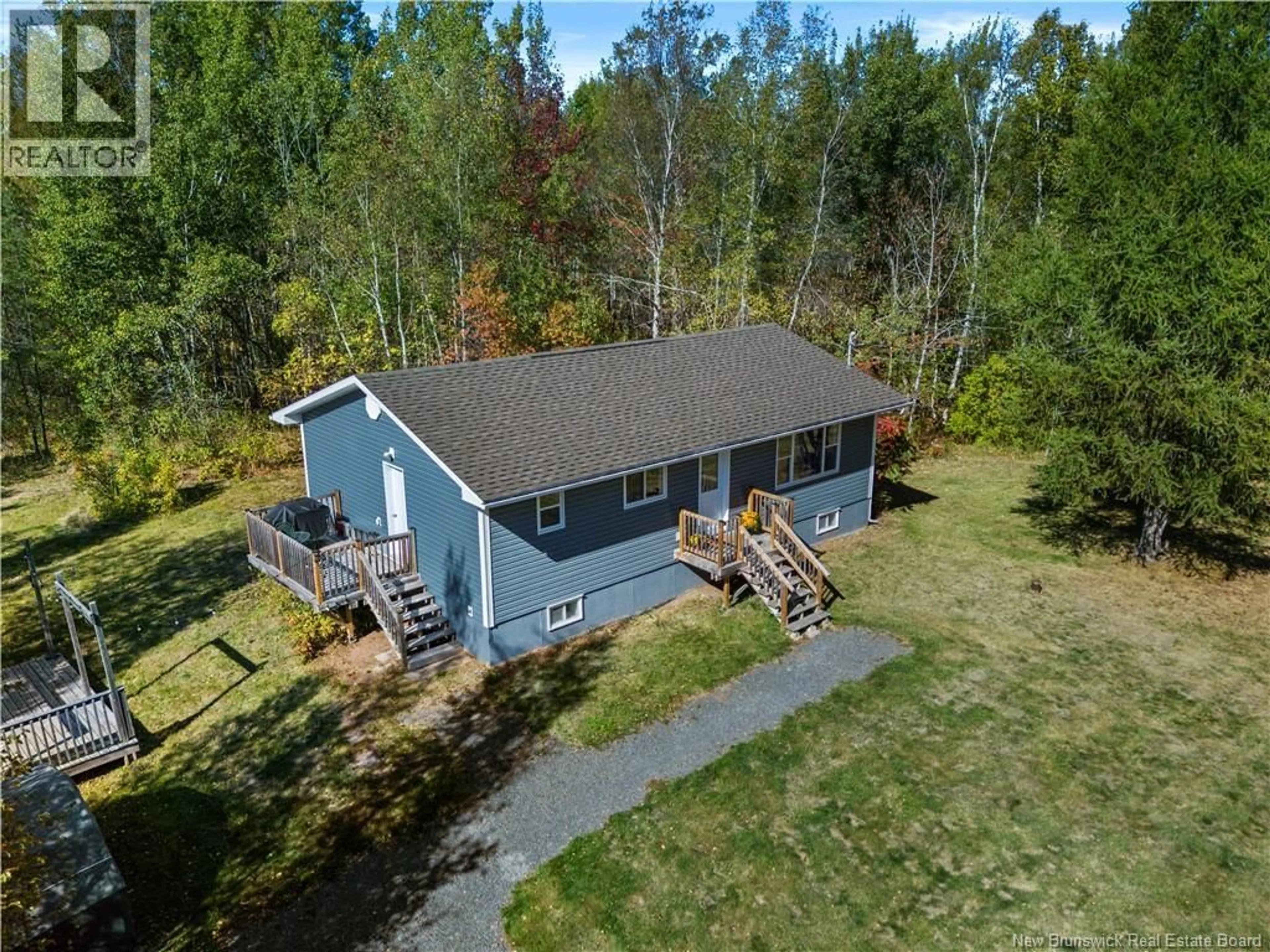 A pic from outside/outdoor area/front of a property/back of a property/a pic from drone, water/lake/river/ocean view for 42 GILBERT DRIVE, Burton New Brunswick E2V3H9