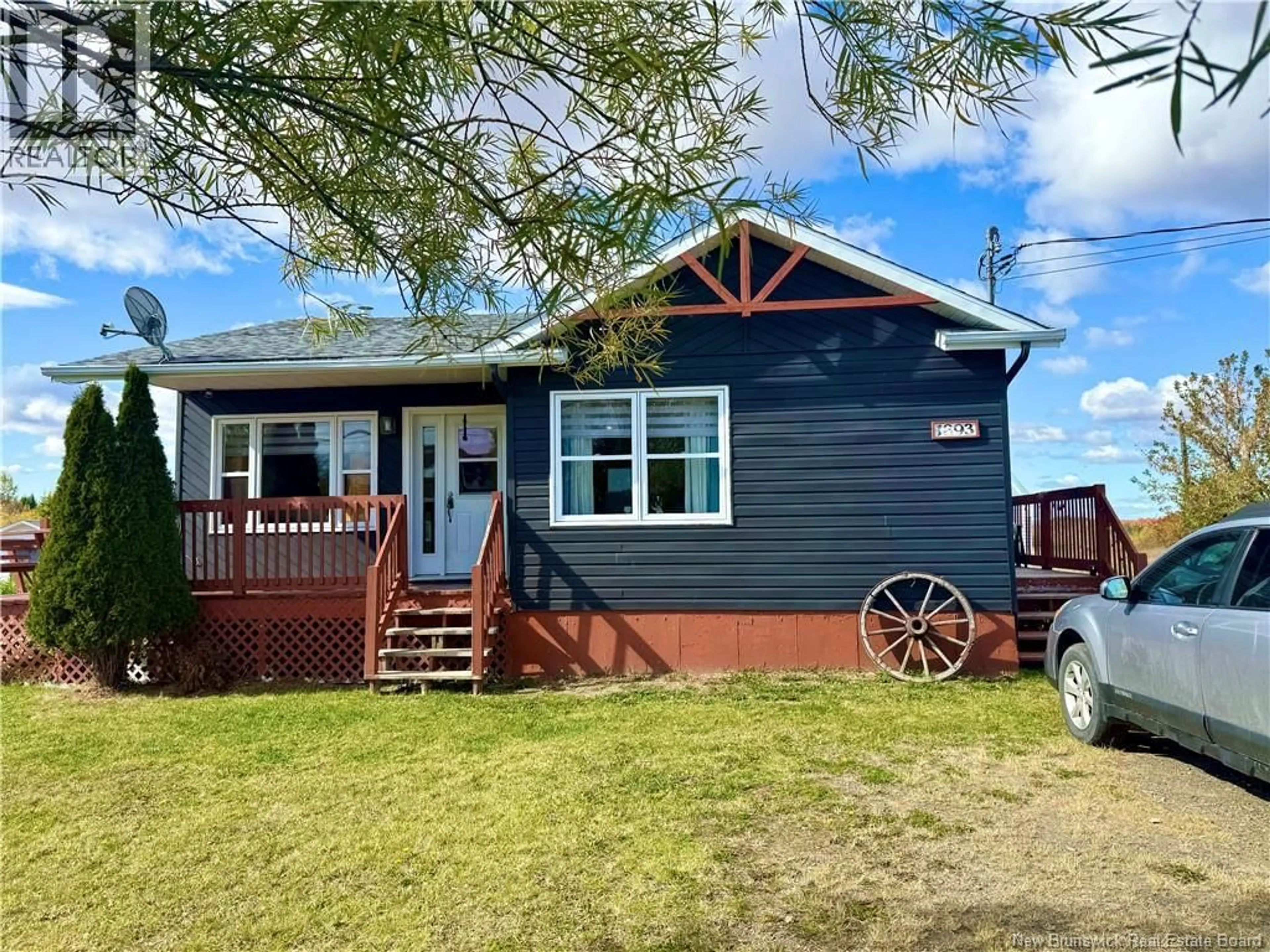 A pic from outside/outdoor area/front of a property/back of a property/a pic from drone, street for 1893 MCKENDRICK ROAD, Val-D'amour New Brunswick E3N5J8