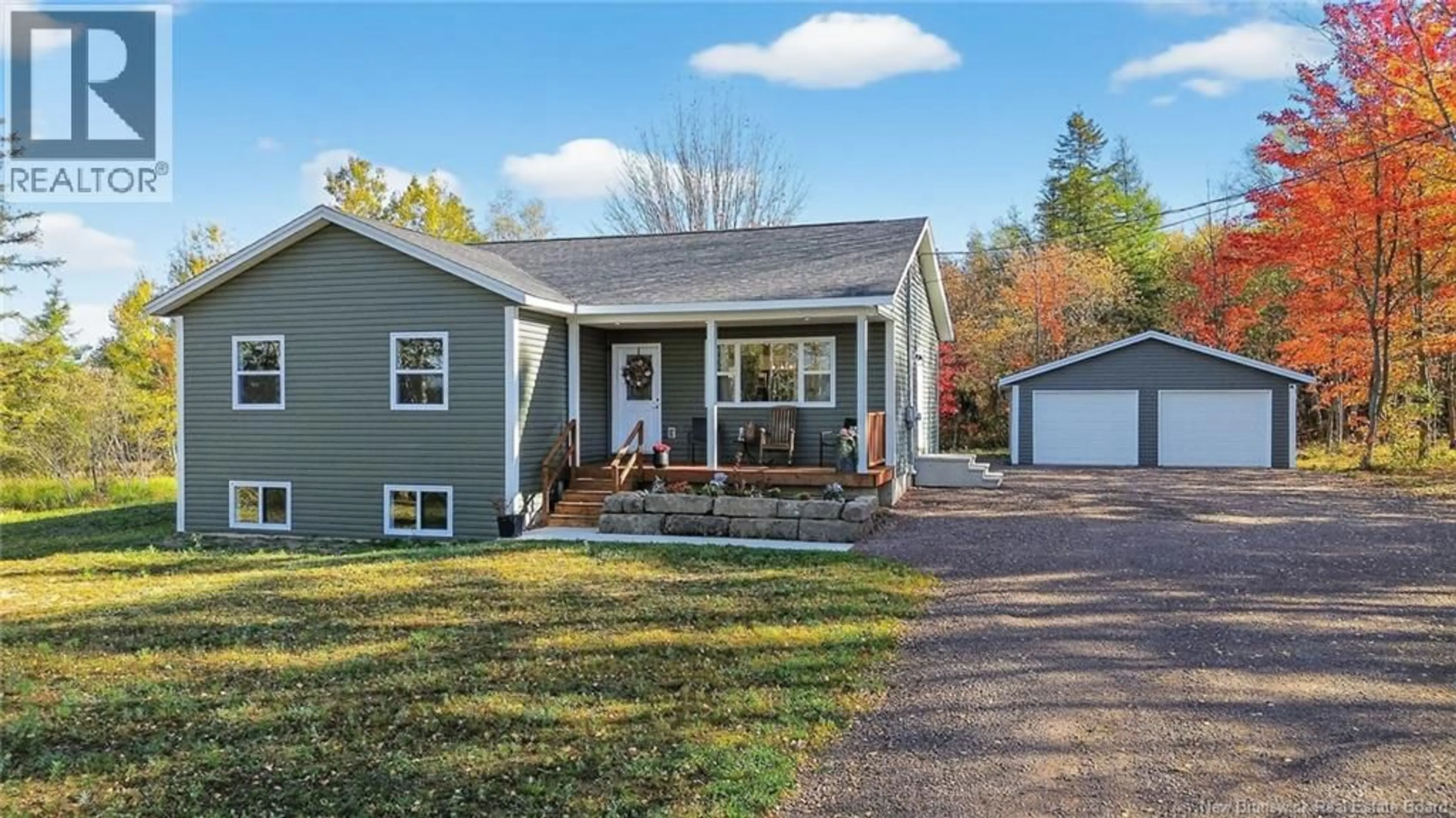 Home with vinyl exterior material, street for 3803 ROUTE 126, Indian Mountain New Brunswick E1G2Y9