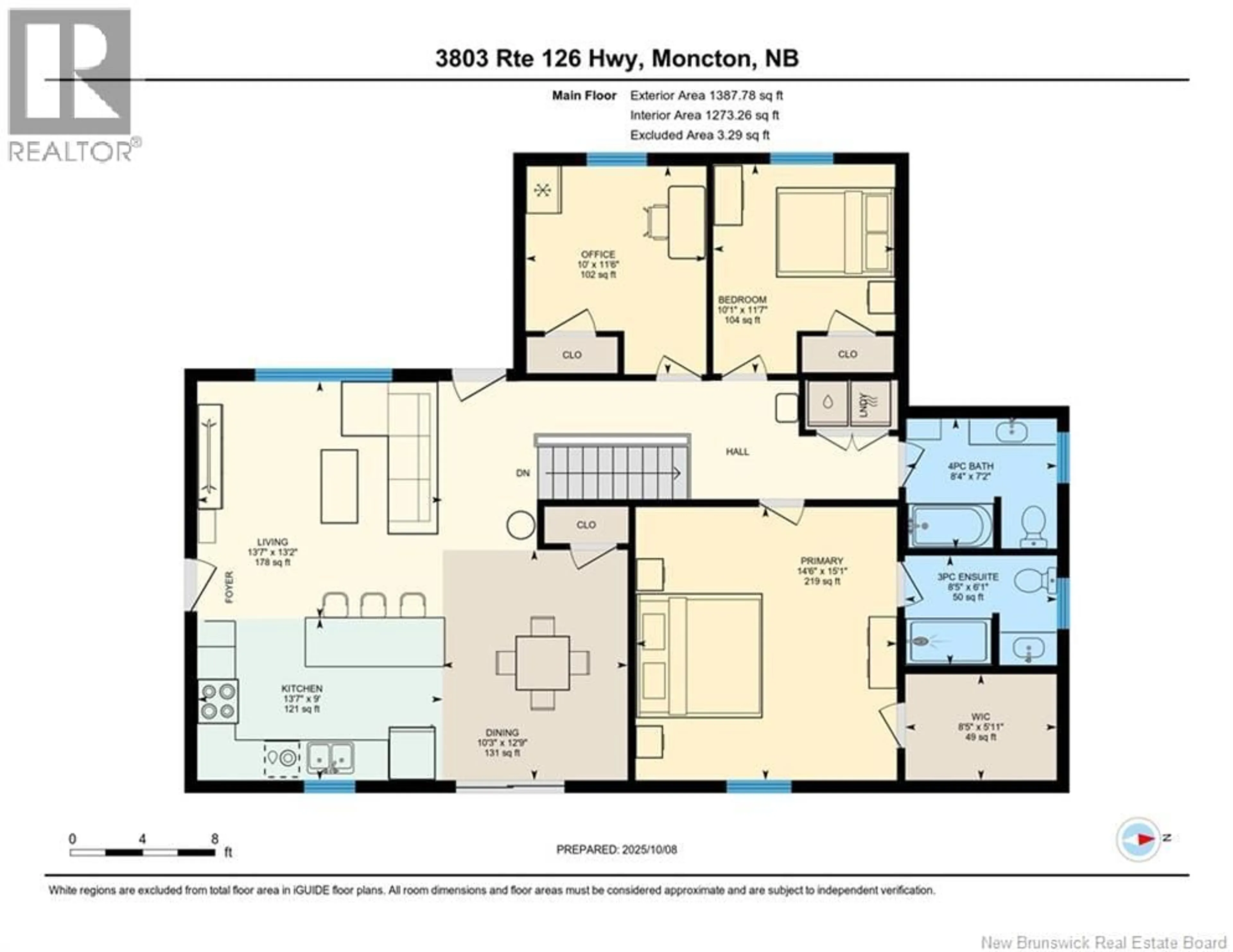 Floor plan for 3803 ROUTE 126, Indian Mountain New Brunswick E1G2Y9