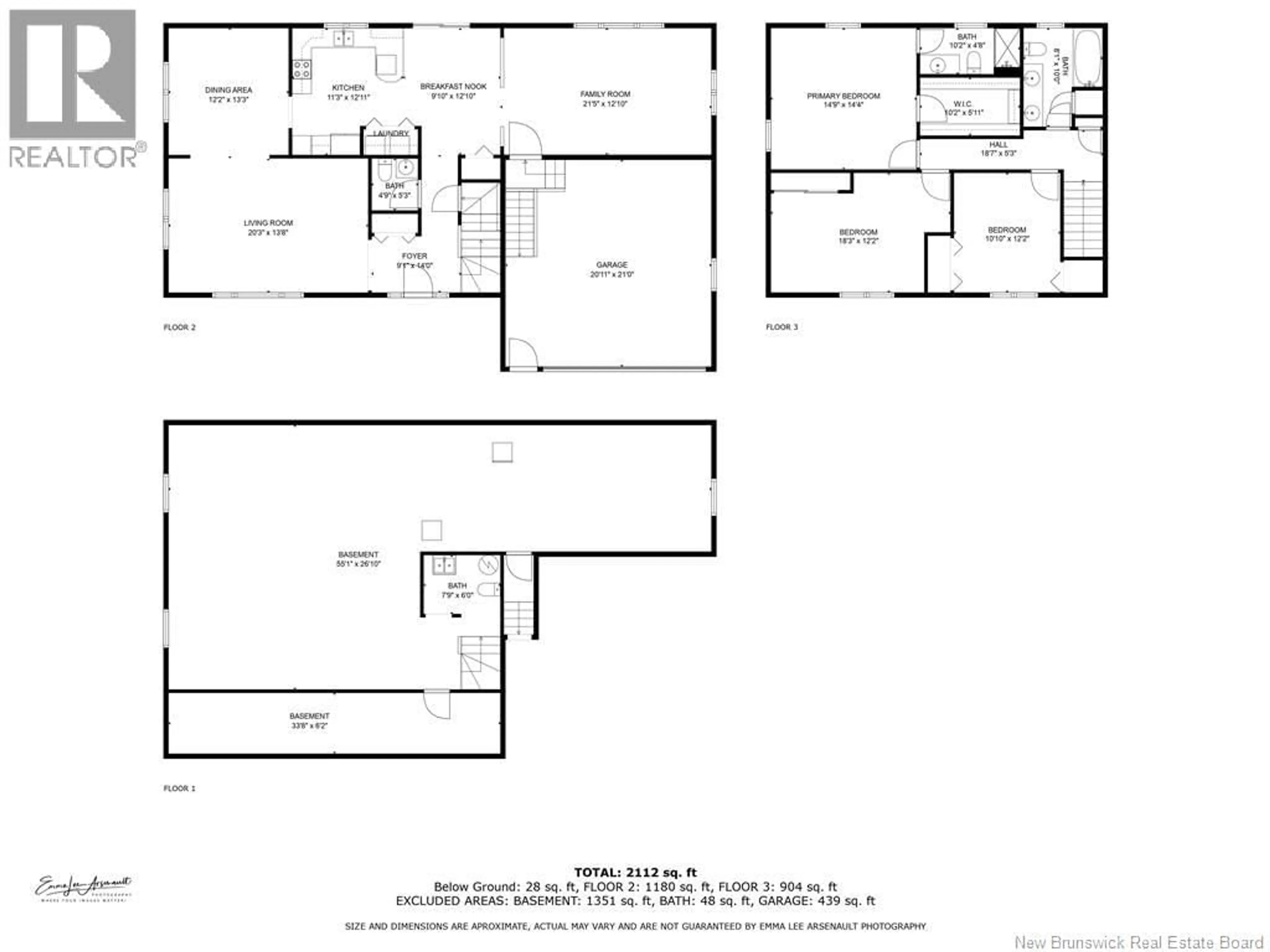 Floor plan for 36 ACADIE, Bouctouche New Brunswick E4S2T2