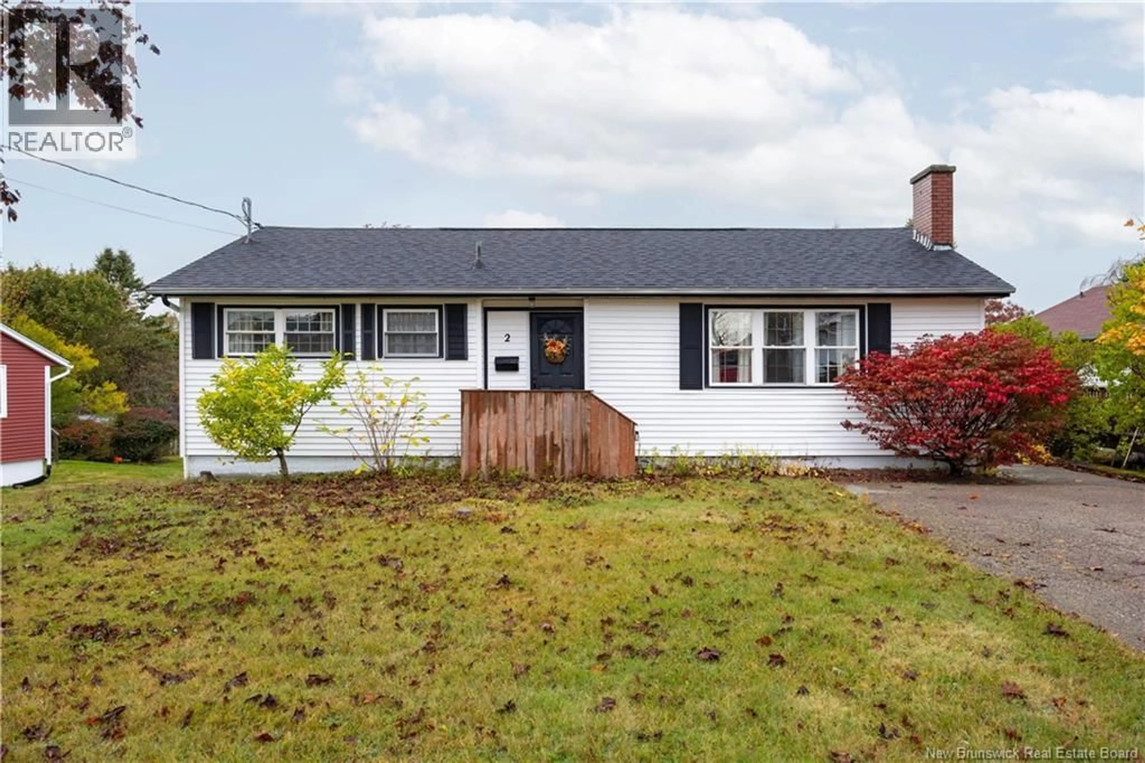 Home with vinyl exterior material, street for 2 ROSEDALE CRESCENT, Saint John New Brunswick E2J3G4