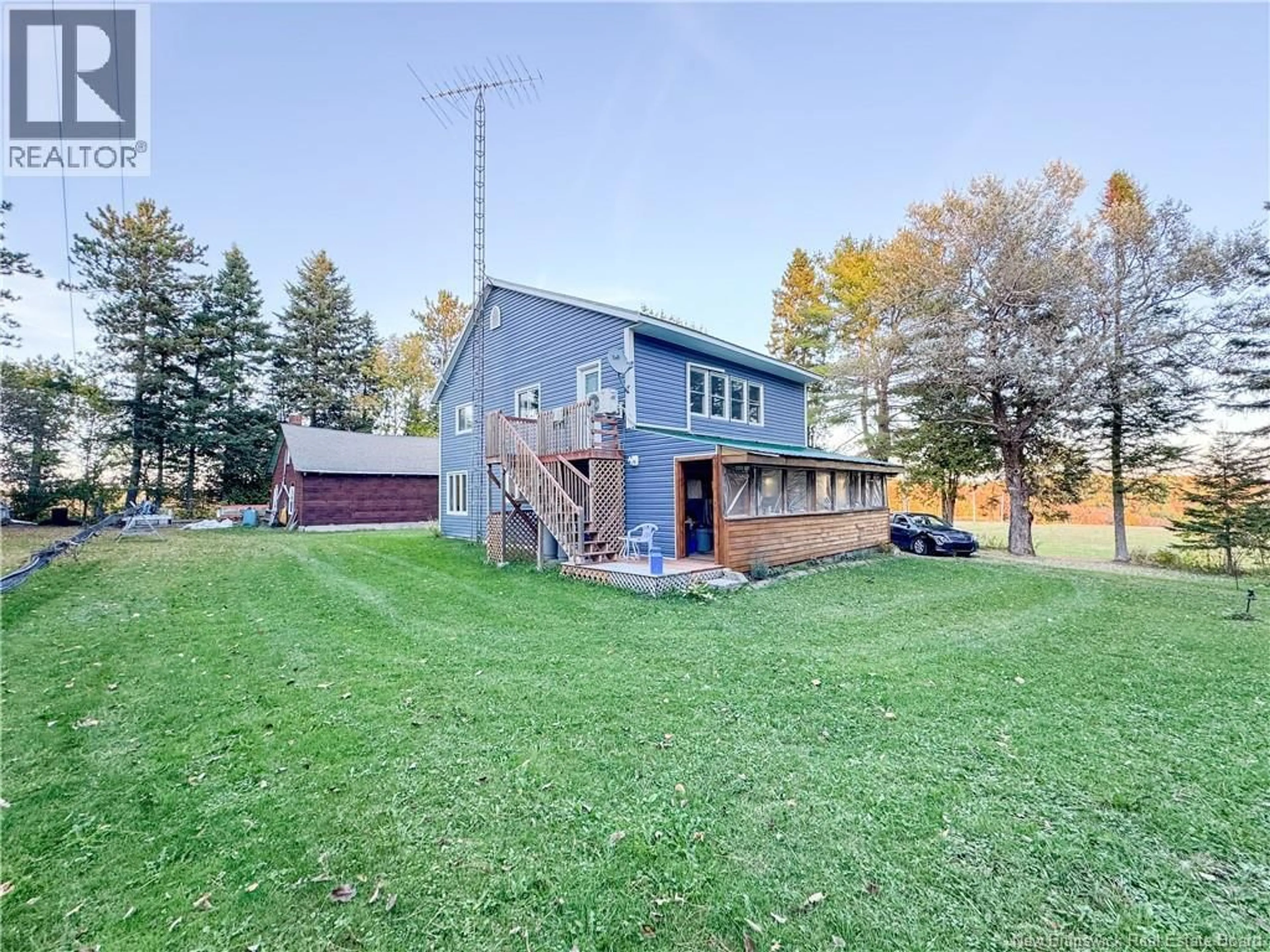 A pic from outside/outdoor area/front of a property/back of a property/a pic from drone, unknown for 255 LERWICK ROAD, Tilley New Brunswick E7H2V8