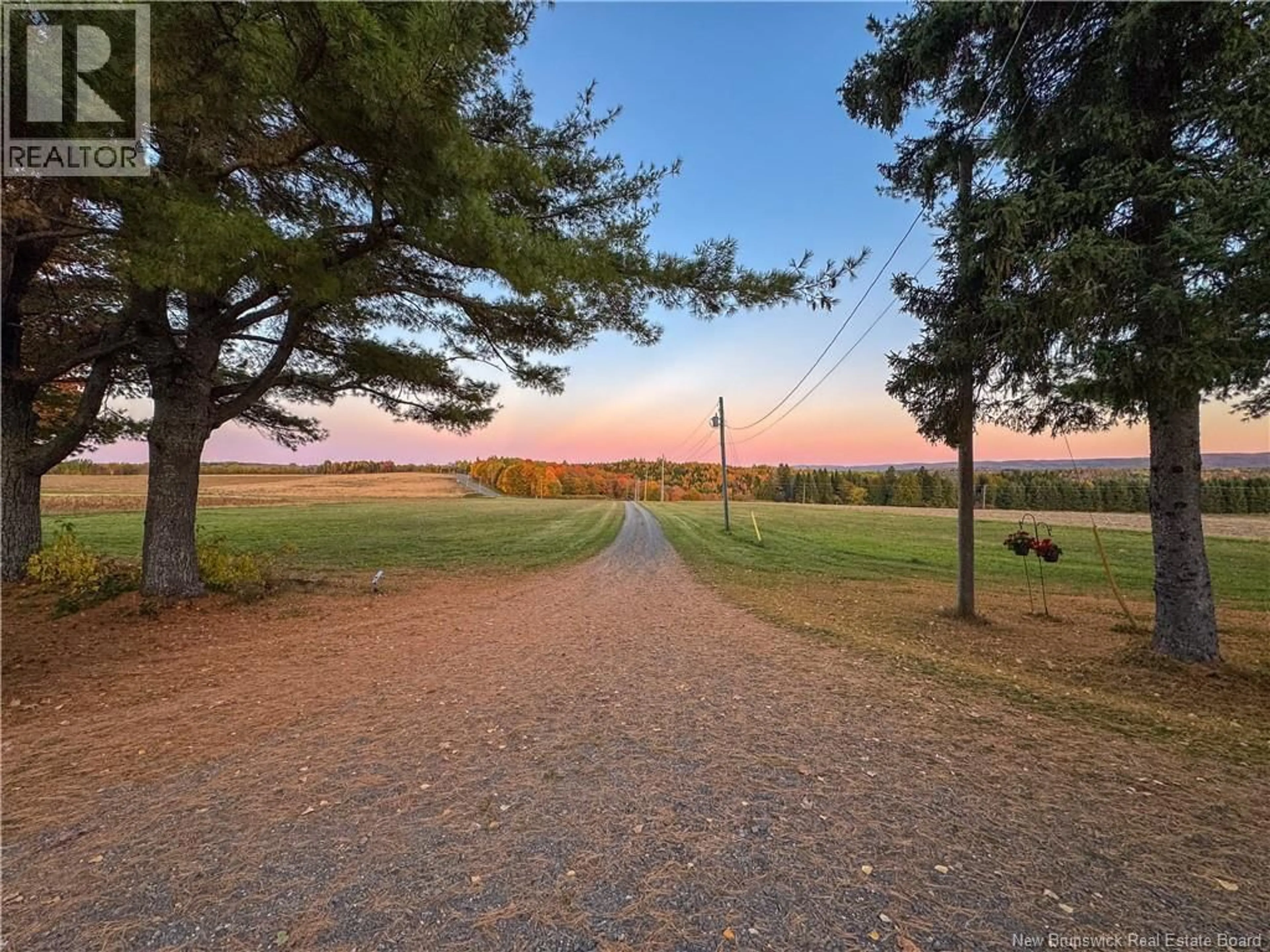 A pic from outside/outdoor area/front of a property/back of a property/a pic from drone, forest/trees view for 255 LERWICK ROAD, Tilley New Brunswick E7H2V8