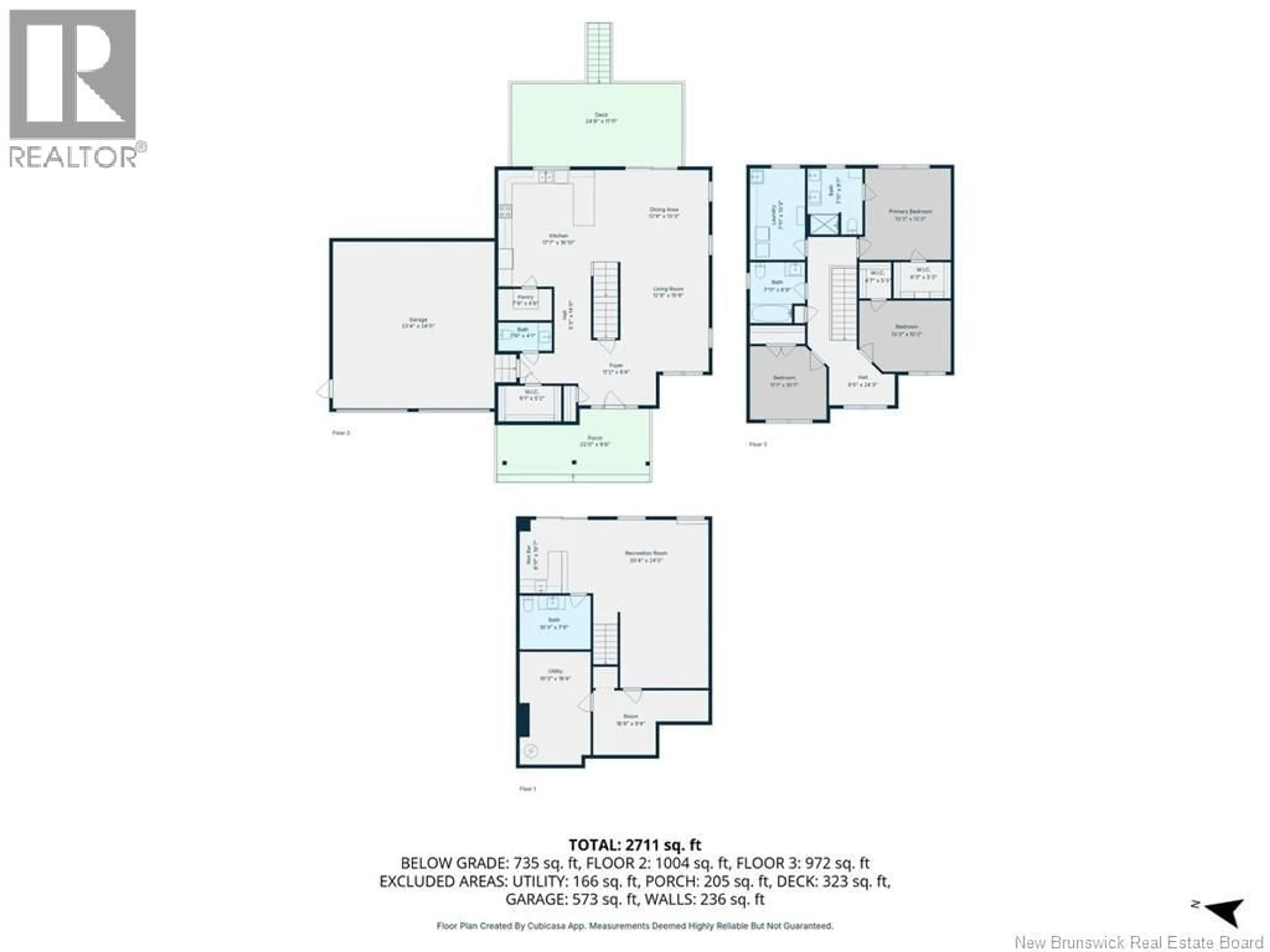 Floor plan for 100 NIGHTINGALE LANE, Quispamsis New Brunswick E2E0V8