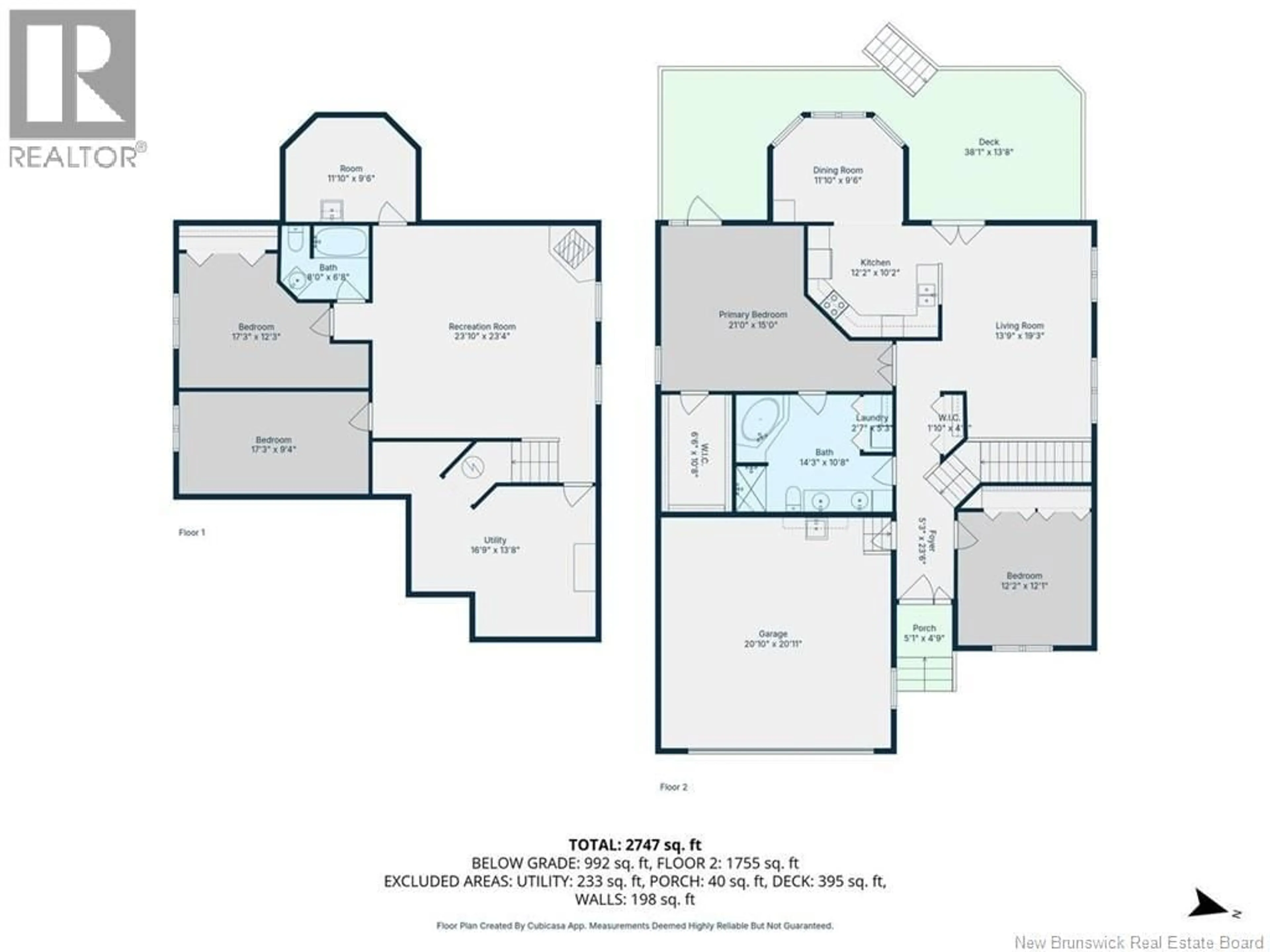 Floor plan for 4 DEVONAYER COURT, Rothesay New Brunswick E2E6E2