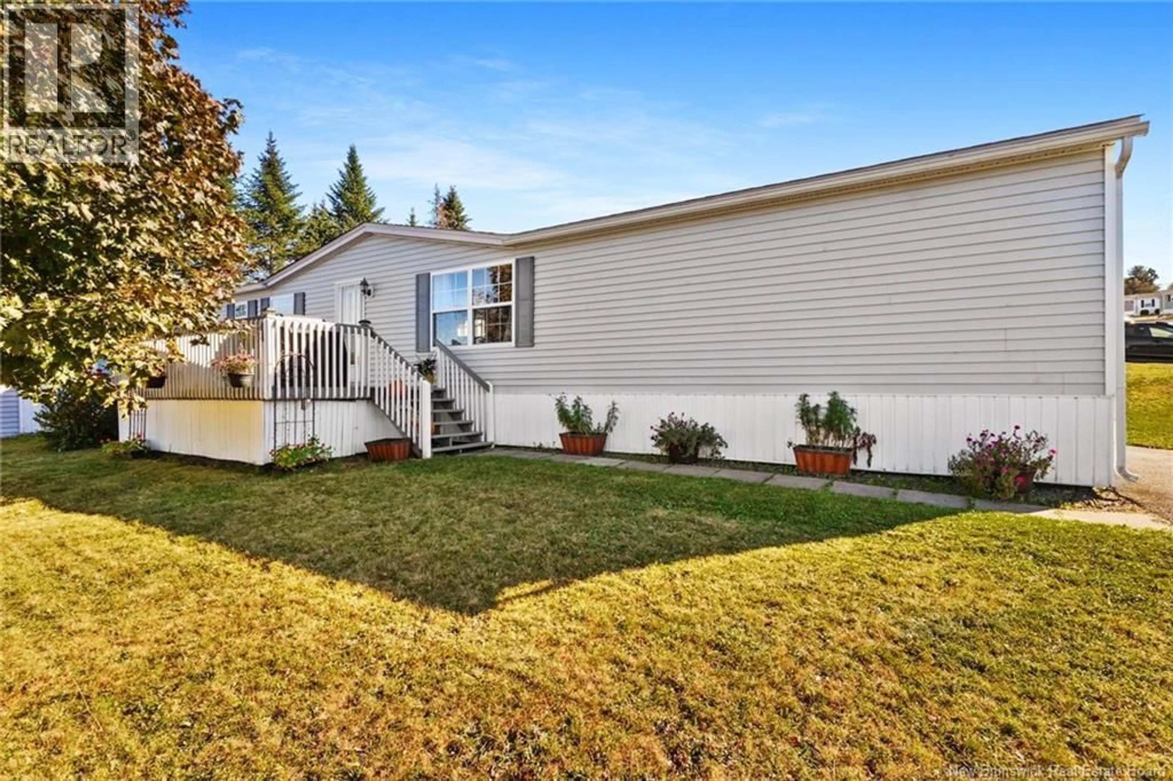 Home with vinyl exterior material, street for 60 SHERRYS LANE, Fredericton New Brunswick E3C1L8