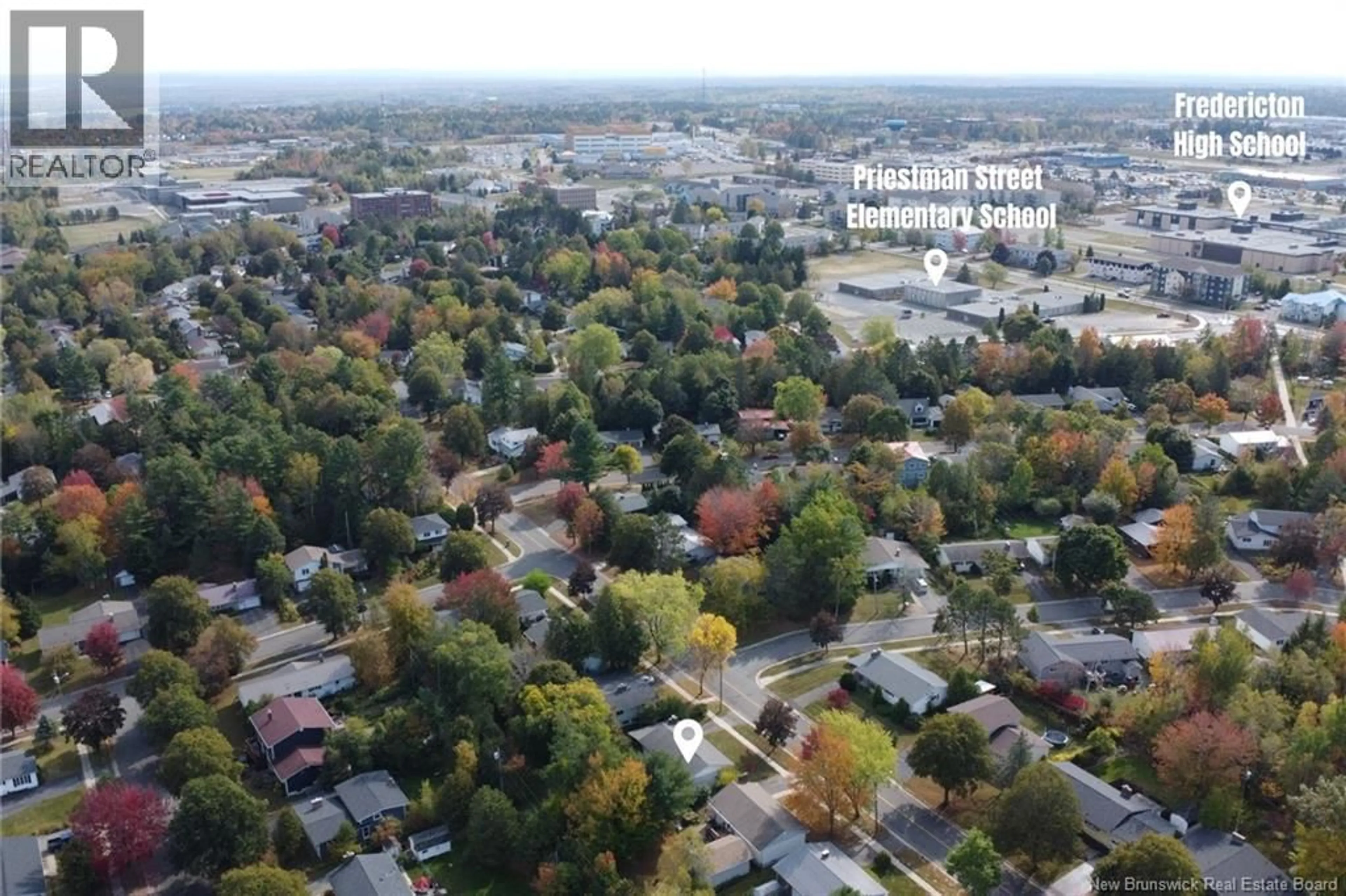 A pic from outside/outdoor area/front of a property/back of a property/a pic from drone, unknown for 245 MASSEY STREET, Fredericton New Brunswick E3B2Z5