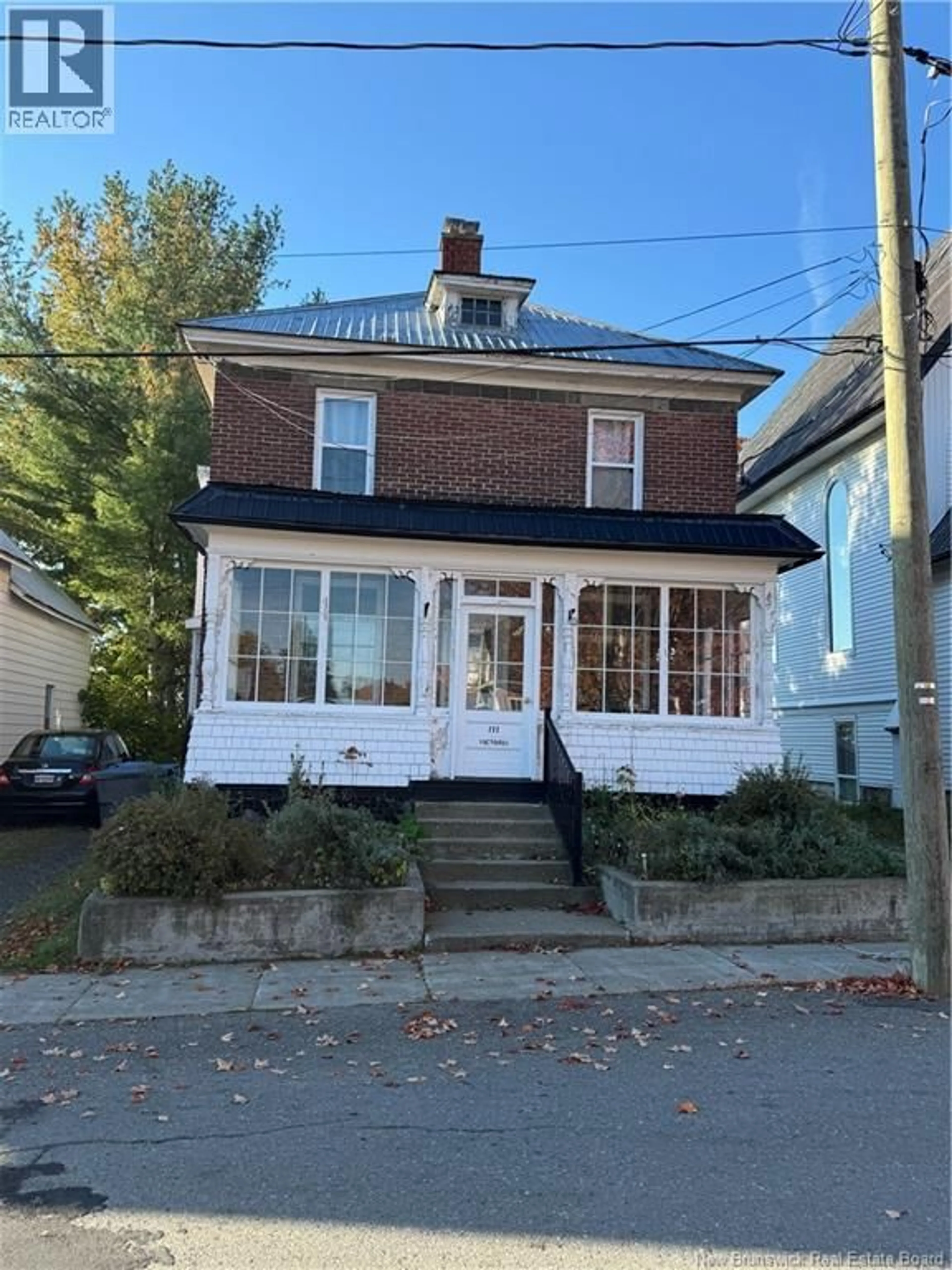 Home with brick exterior material, street for 111 VICTORIA STREET, Woodstock New Brunswick E7M3A4