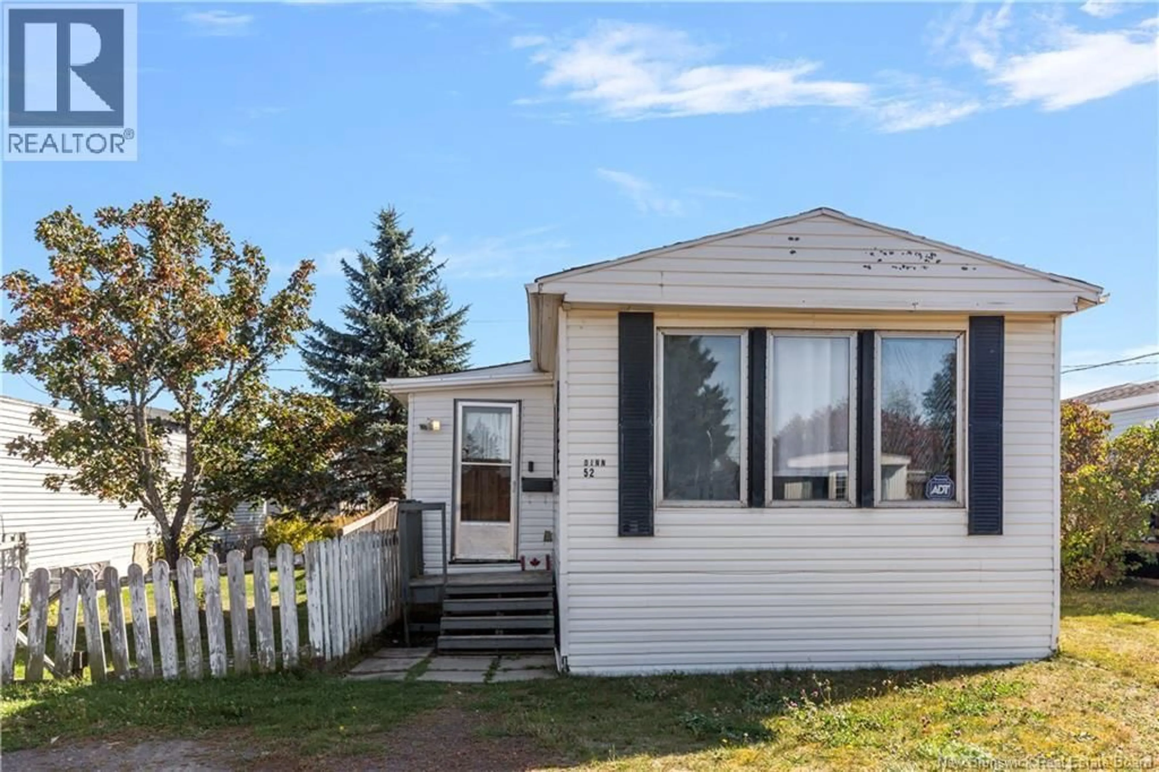 Home with vinyl exterior material, street for 52 PIONEER AVENUE, Moncton New Brunswick E1G1C9