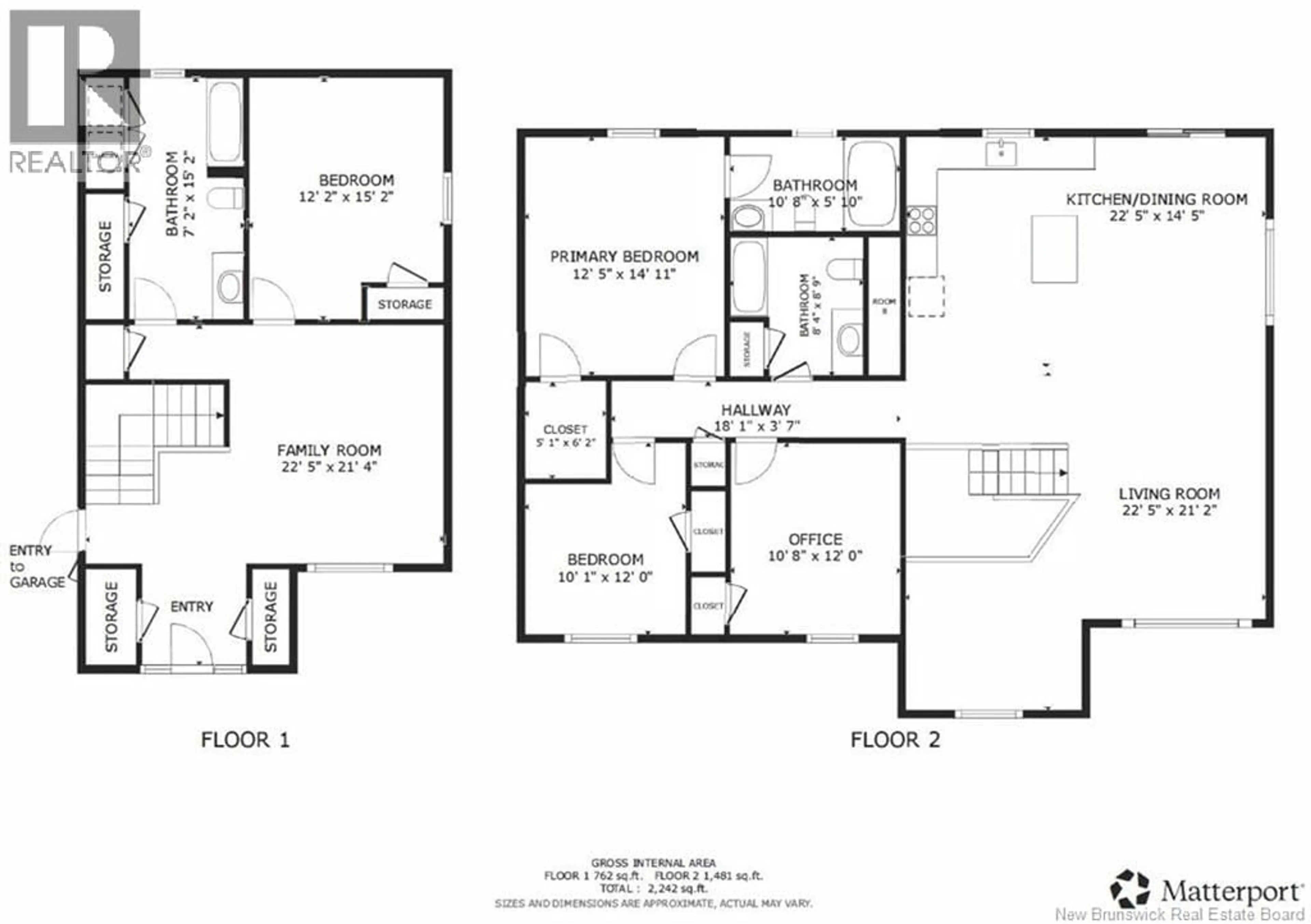 Floor plan for 45 THOMPSON AVENUE, Burton New Brunswick E2V4L8