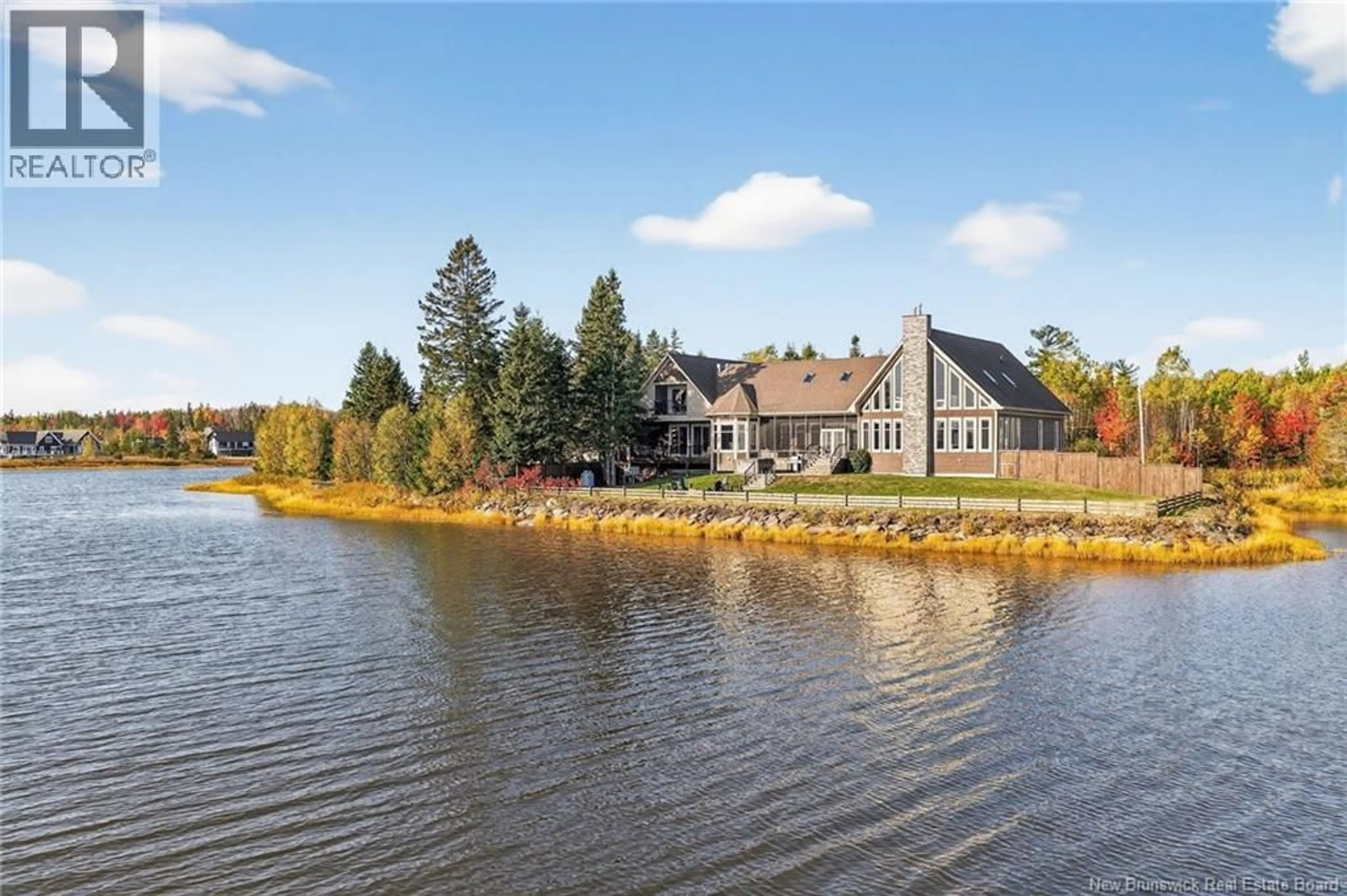 A pic from outside/outdoor area/front of a property/back of a property/a pic from drone, water/lake/river/ocean view for 57 CLEAR VIEW ROAD, Grand-Barachois New Brunswick E4P8W3
